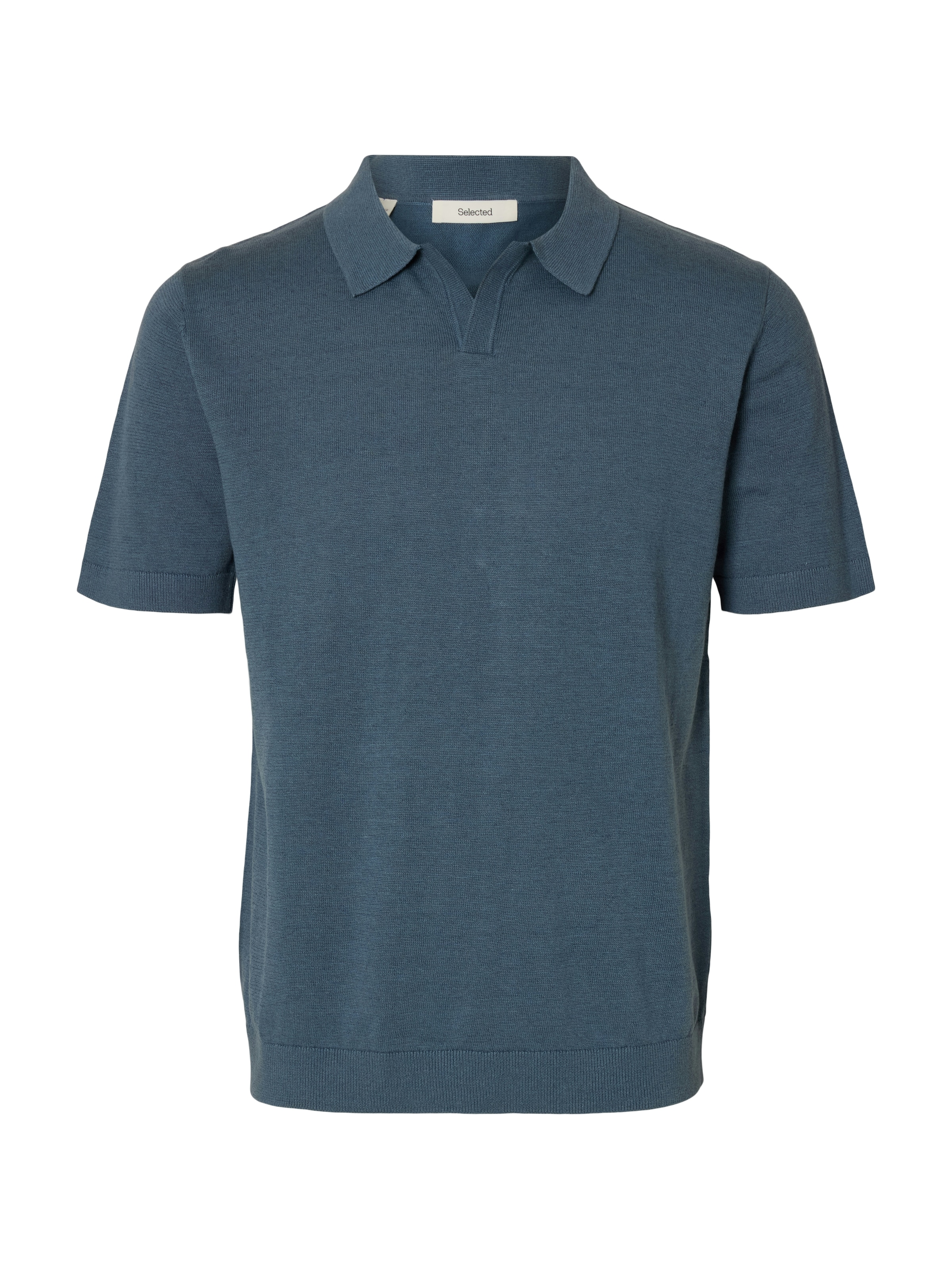 SELECTED Poloshirt »SLHMATTIS SS KNIT SUN OPEN POLO NOOS«