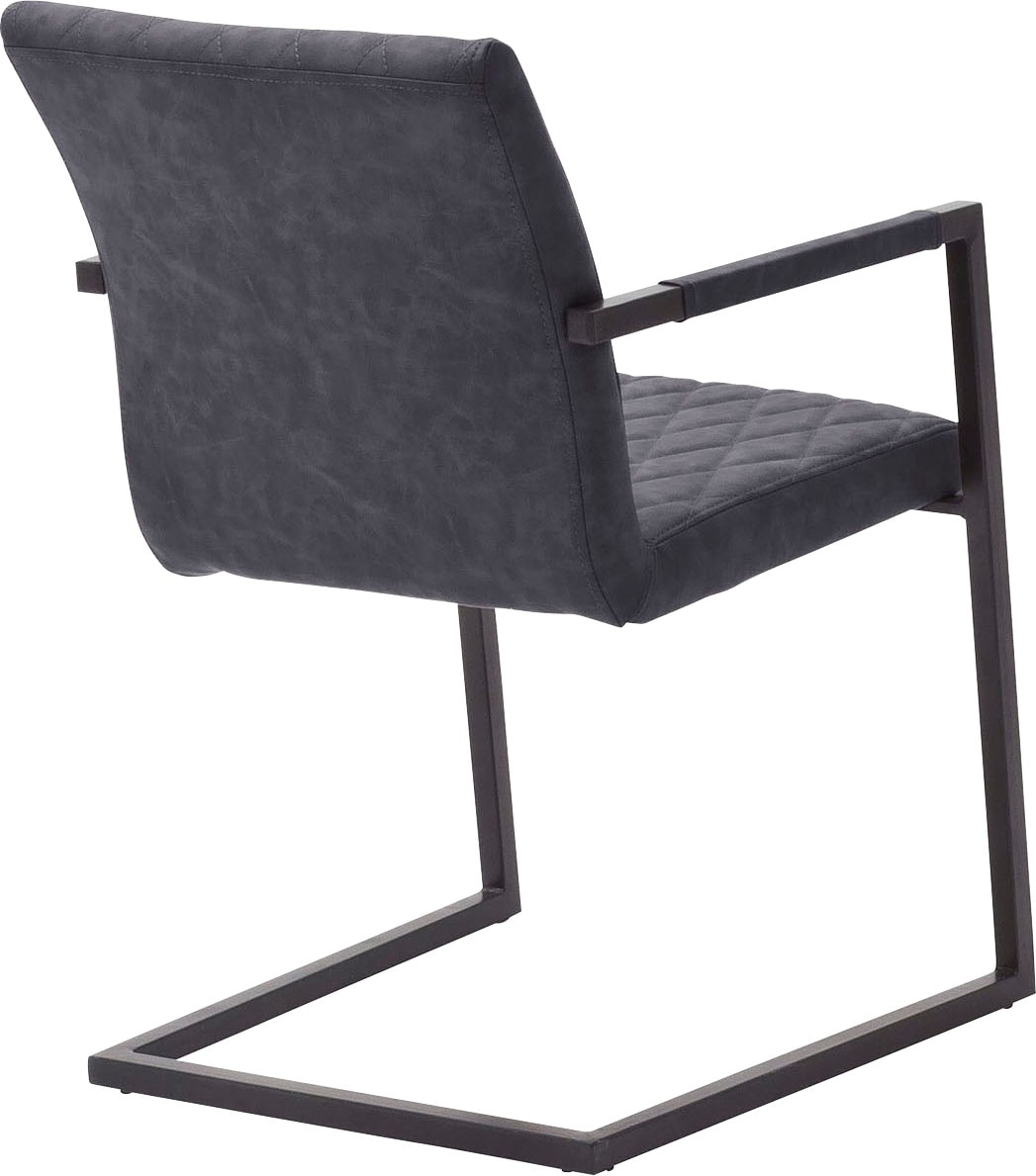 MCA furniture Freischwinger »Kian«, (Set), 2 St., Vintage Kunstleder mit oder ohne Armlehne, Stuhl belastbar bis 120 kg