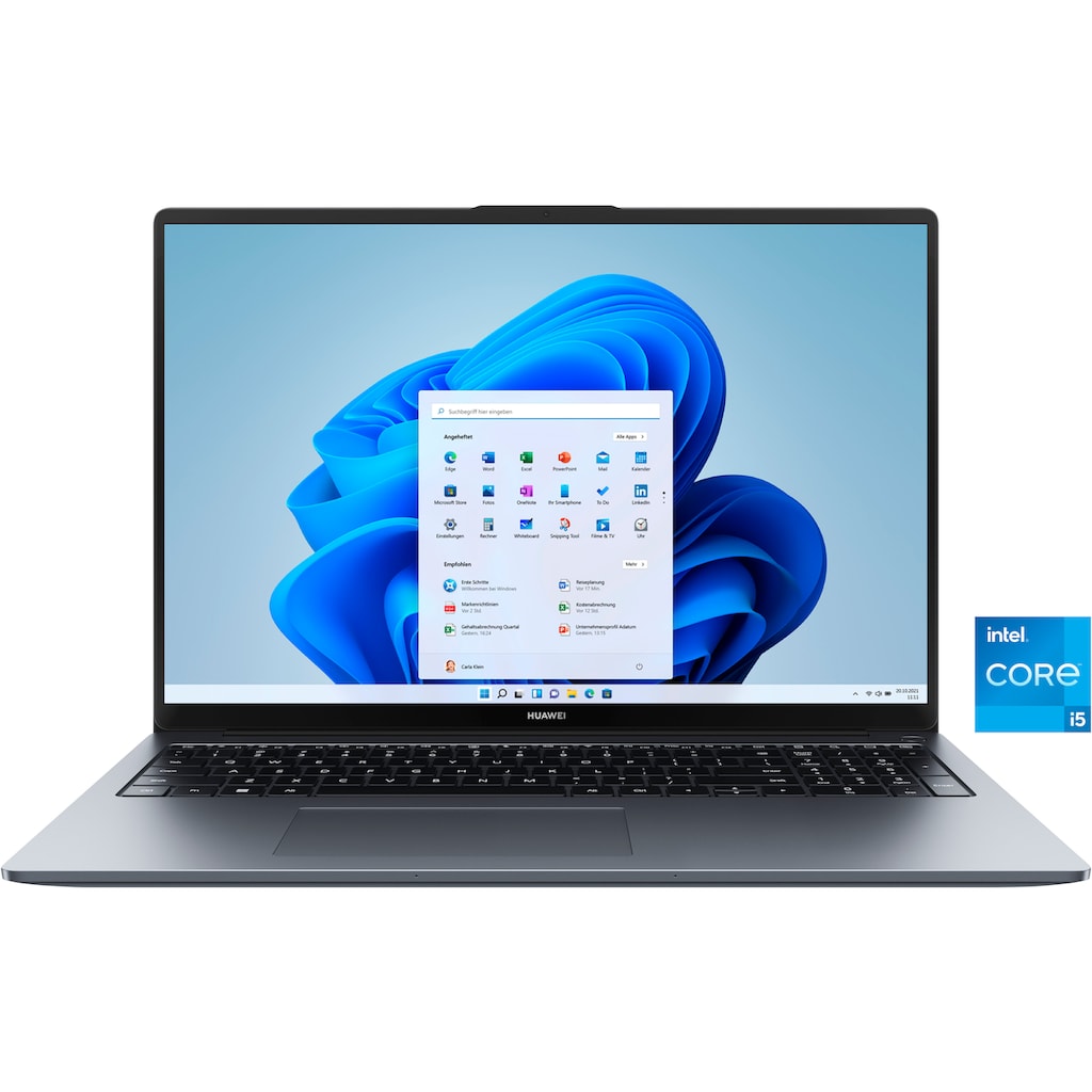 Huawei Notebook »MateBook D16 2024 Intel Core i5 16GB RAM 512GB SSD«, 40,6 cm, / 16 Zoll, Intel, Core i5, UHD Graphics