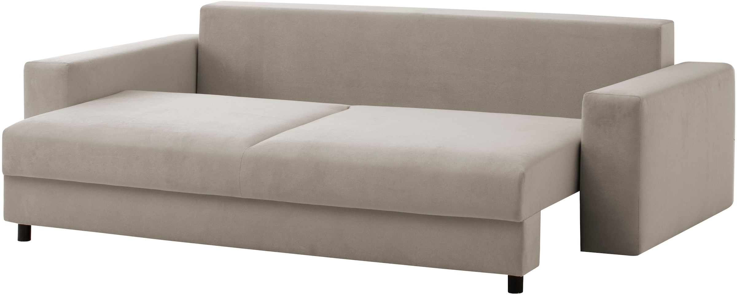 LeGer Home by Lena Gercke Schlafsofa »Imoga, Polster mit Schlaffunktion, 3-Sitzer Sofa, Couch mit Bettkasten«, in modernen Farben und Stoffen, Bettfunktion, Liegefläche: 200x150 cm
