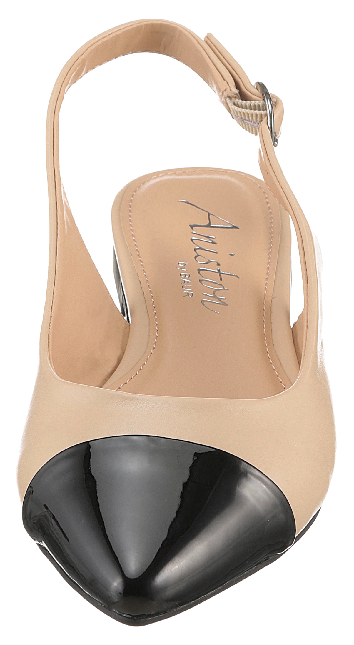 Aniston SHOES Slingpumps, Flat, Sommerschuh, Lackspitze - NEUE KOLLEKTION