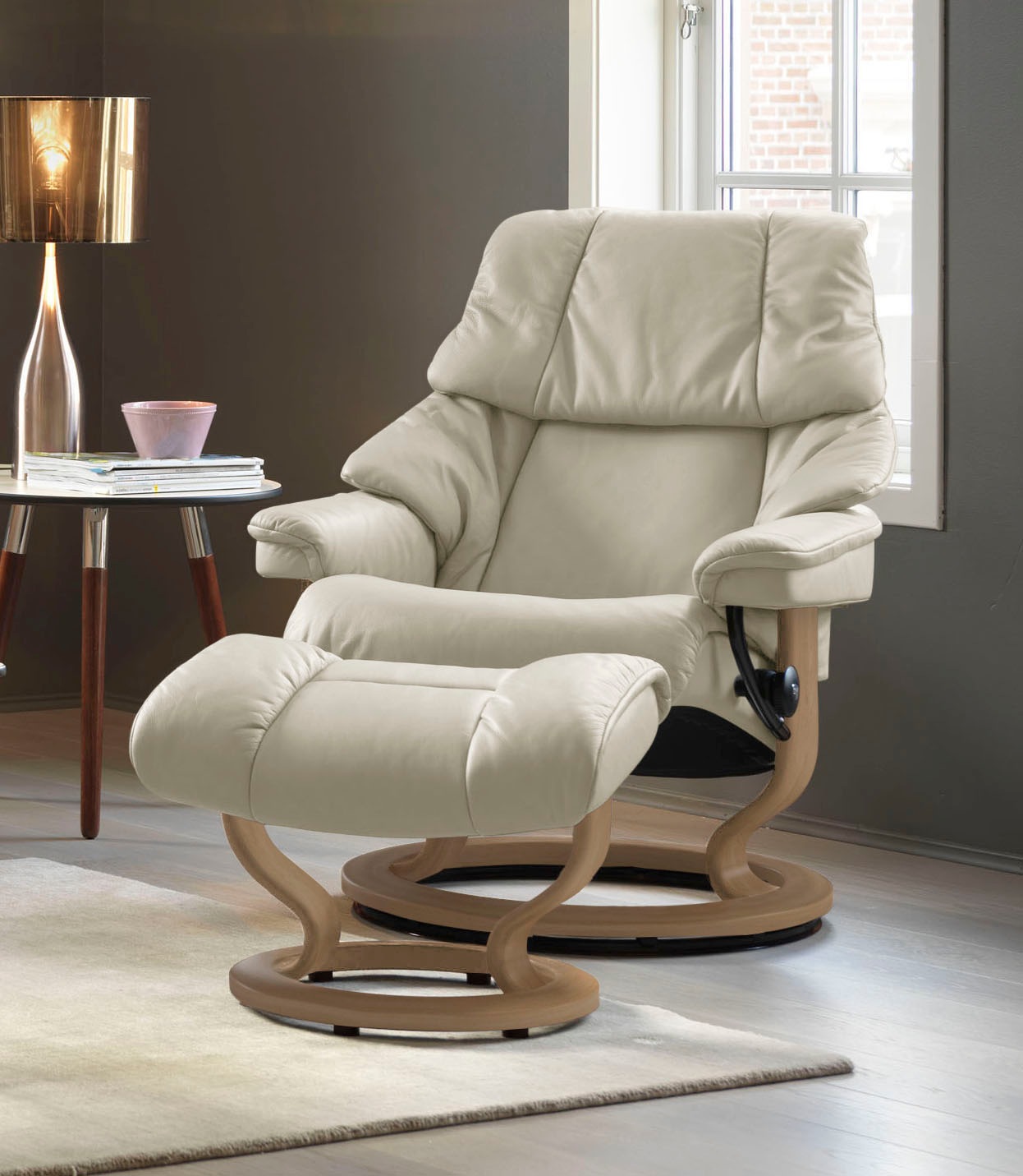 Stressless® Relaxsessel »Reno«, mit Classic Base, Größe S, M & L, Gestell Eiche