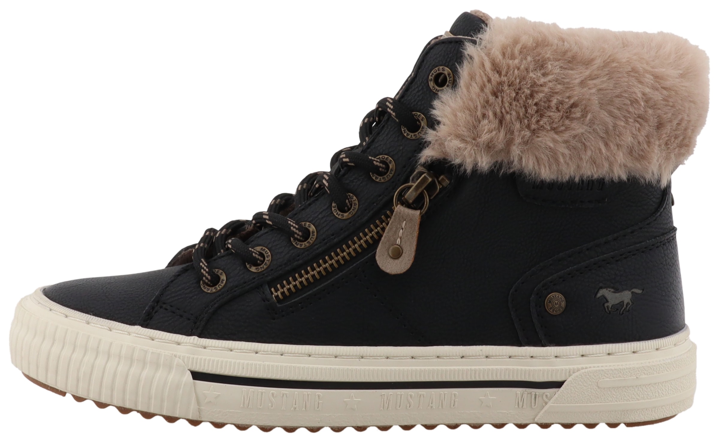 Mustang Shoes Winterboots »Kalua«  Plateausneaker, Winterboots mit Reißverschluss