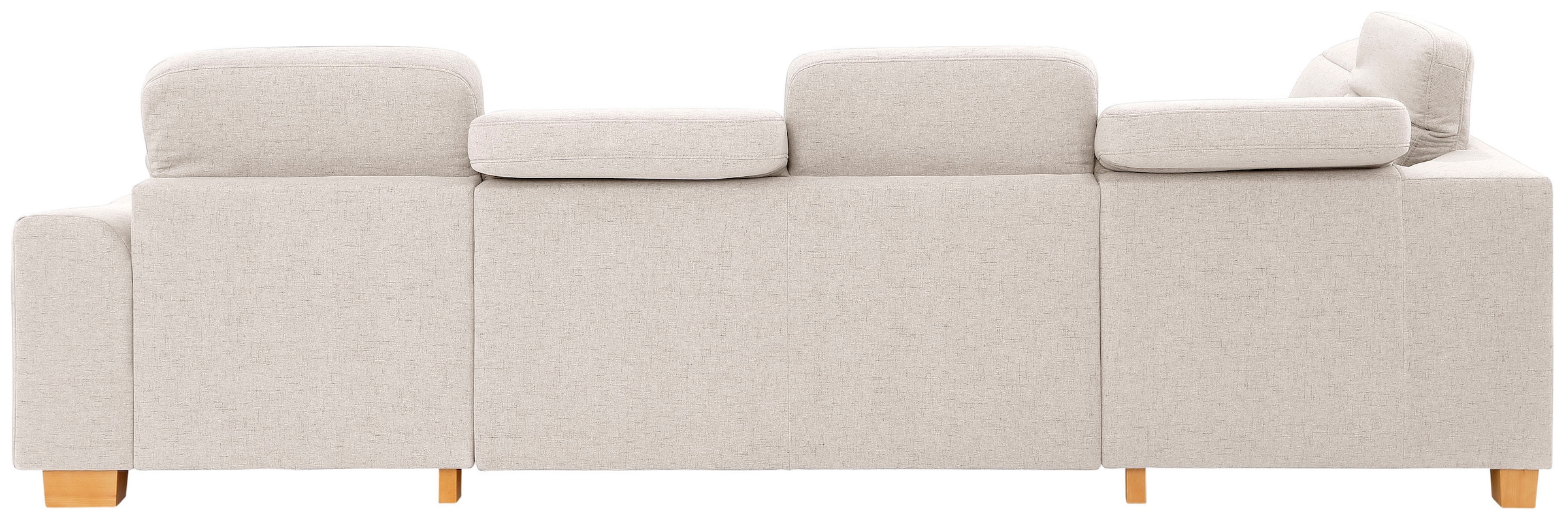 Home affaire Wohnlandschaft »Dundee U-Form« wahlweise mit Kopfteilverstellung und zusätzlich mit Bettfunktion