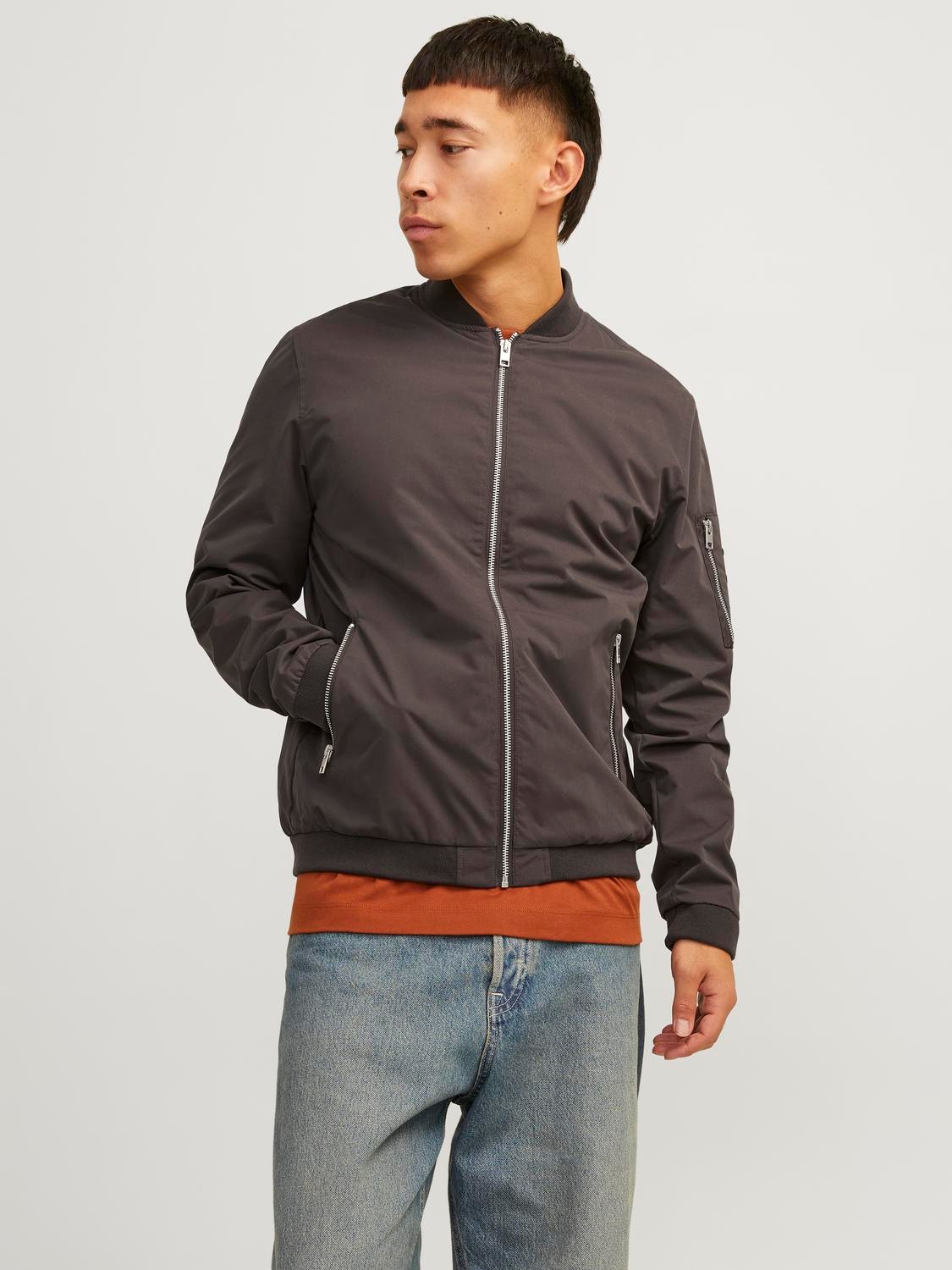 Jack & Jones Blouson »JJERUSH BOMBER NOOS«, ohne Kapuze, mit Reißverschlusstaschen