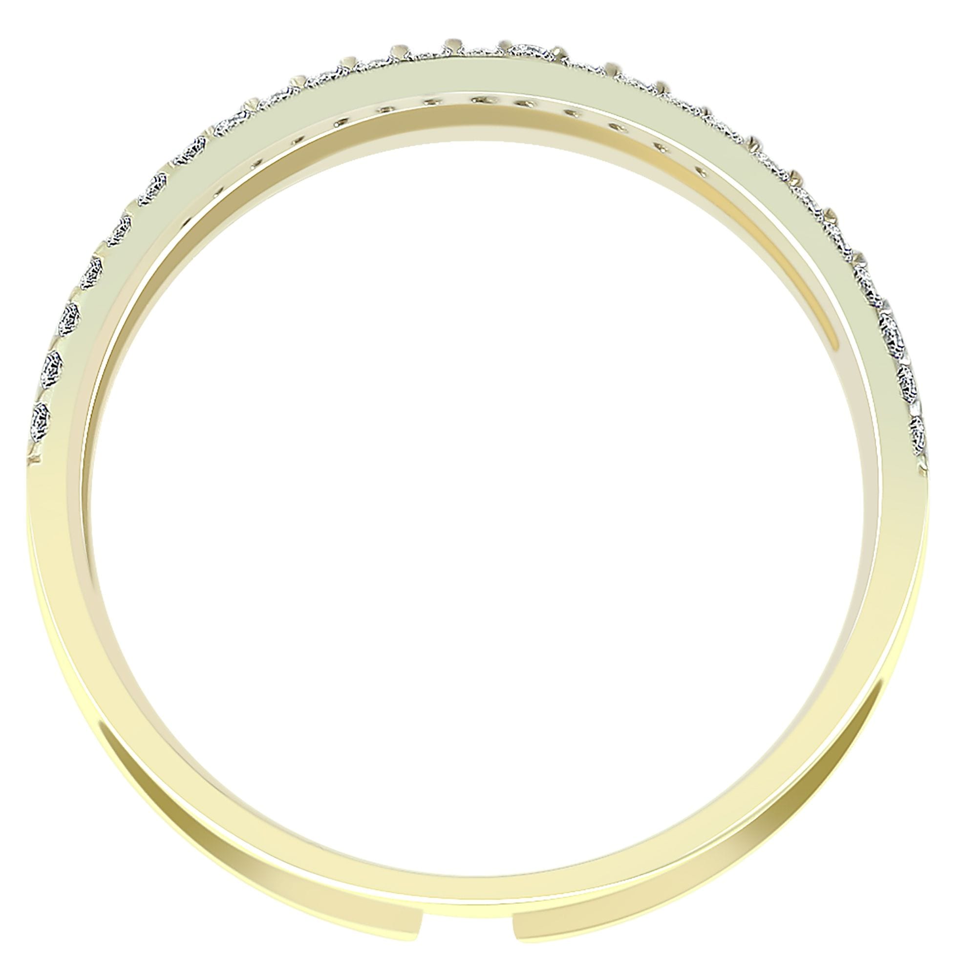 Adelia´s Fingerring »Damen Ring aus 333 Gold mit Zirkonia«