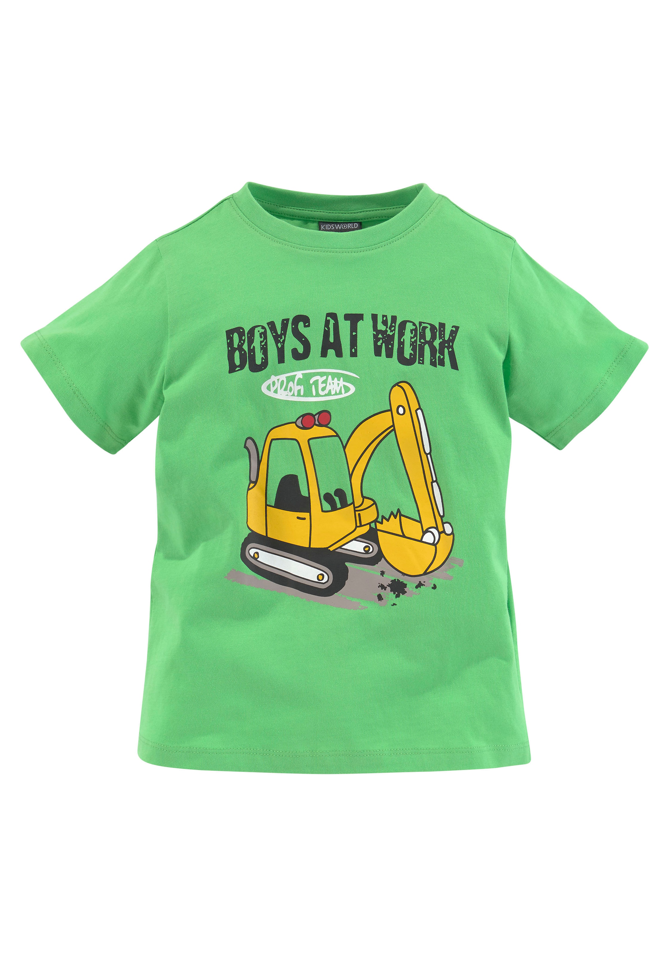 bei & 2 WORK tlg., T-Shirt+Sweatbermudas), Shirt AT BOYS Shorts, OTTO (Spar-Set, KIDSWORLD