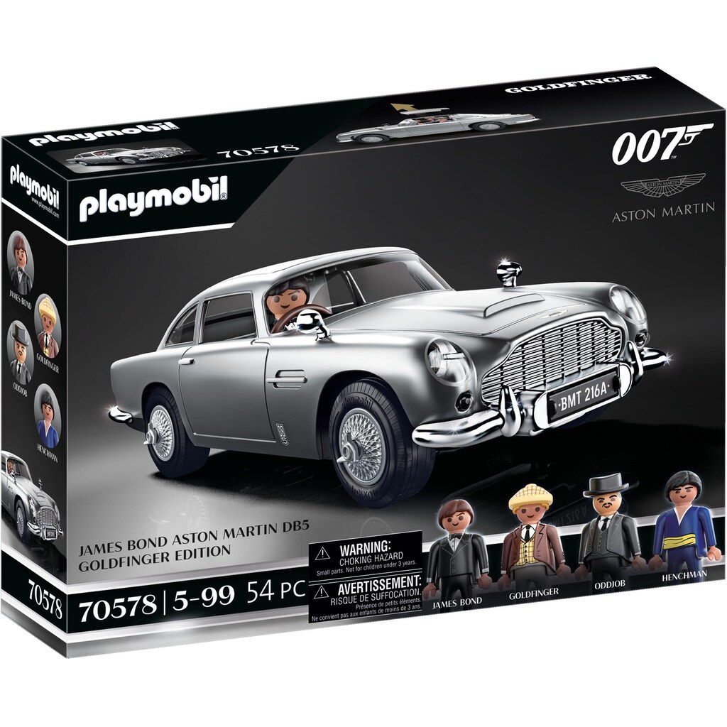 Playmobil® Konstruktions-Spielset »James Bond Aston Martin DB5 - Goldfinger Edition (70578)«, (54 St.), Made in Europe