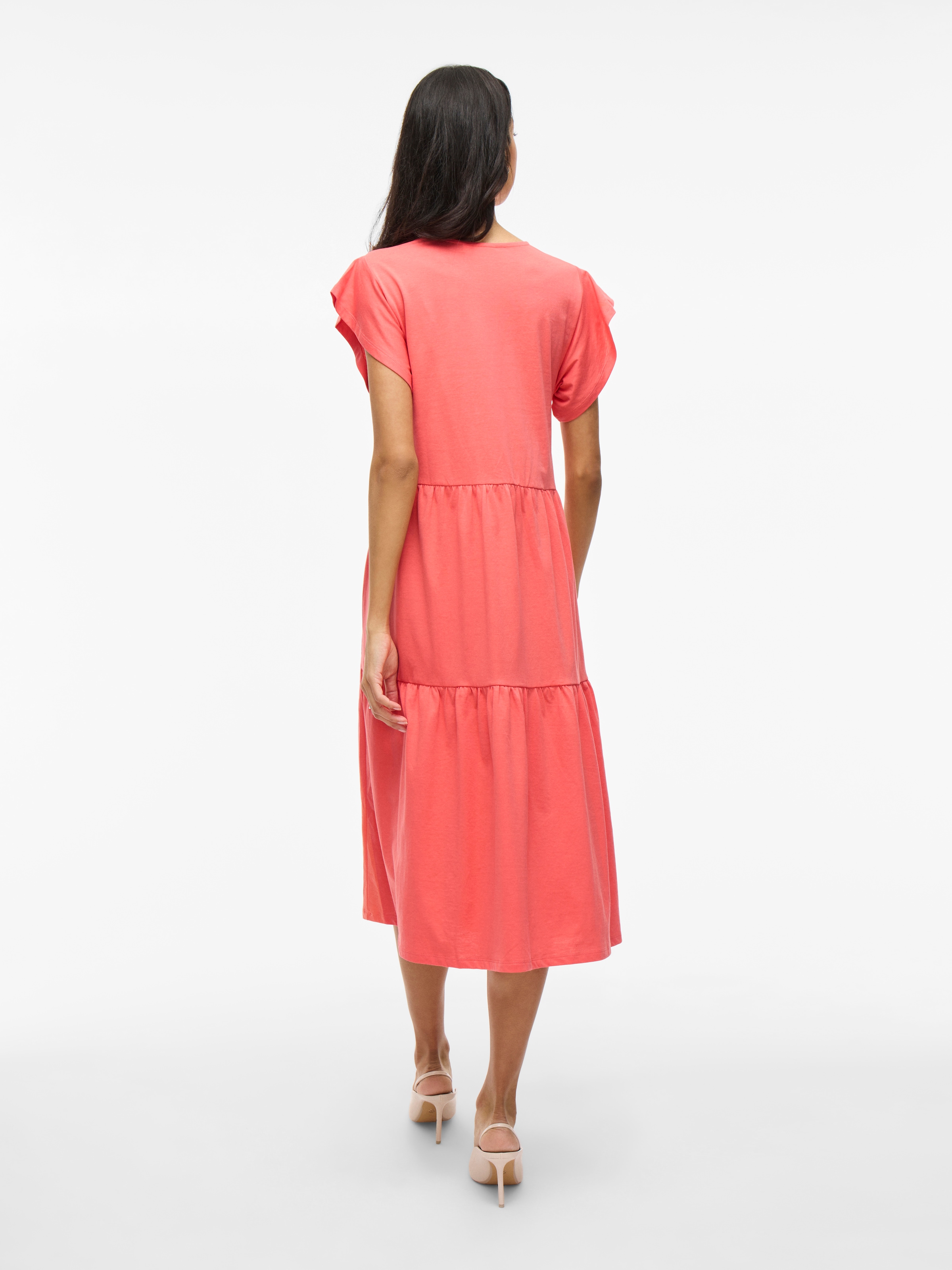 Vila Sommerkleid »VISUMMER S/S MIDI DRESS - NOOS«