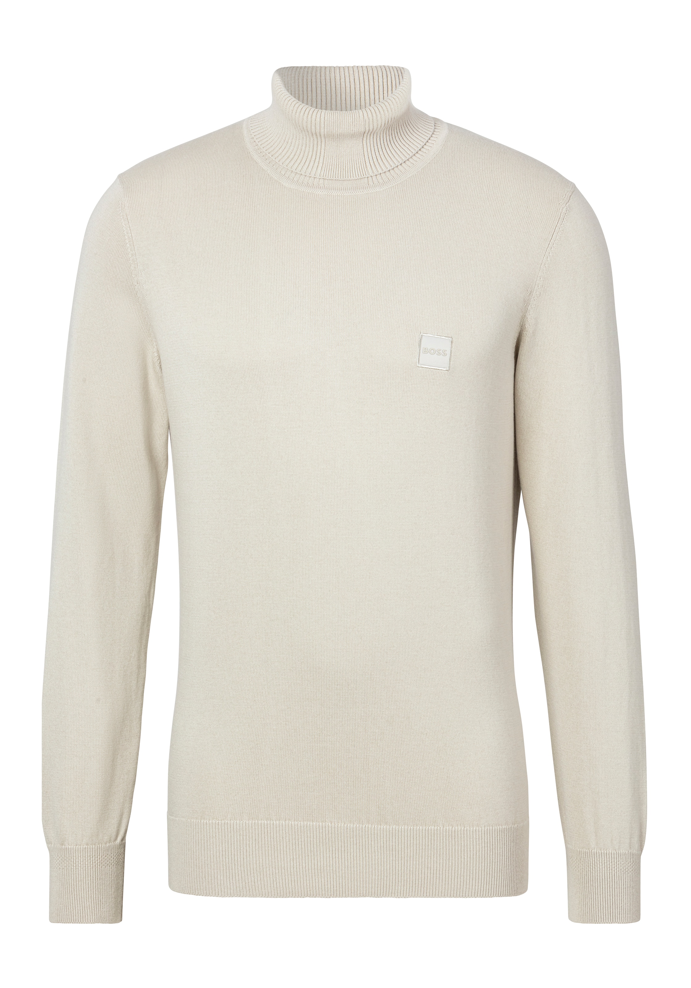 BOSS ORANGE Strickpullover »Akiro«, mit kleinem Stehkragen