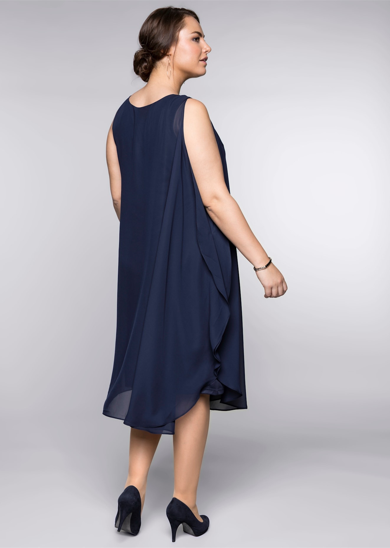 Sheego Chiffonkleid »Kleid«
