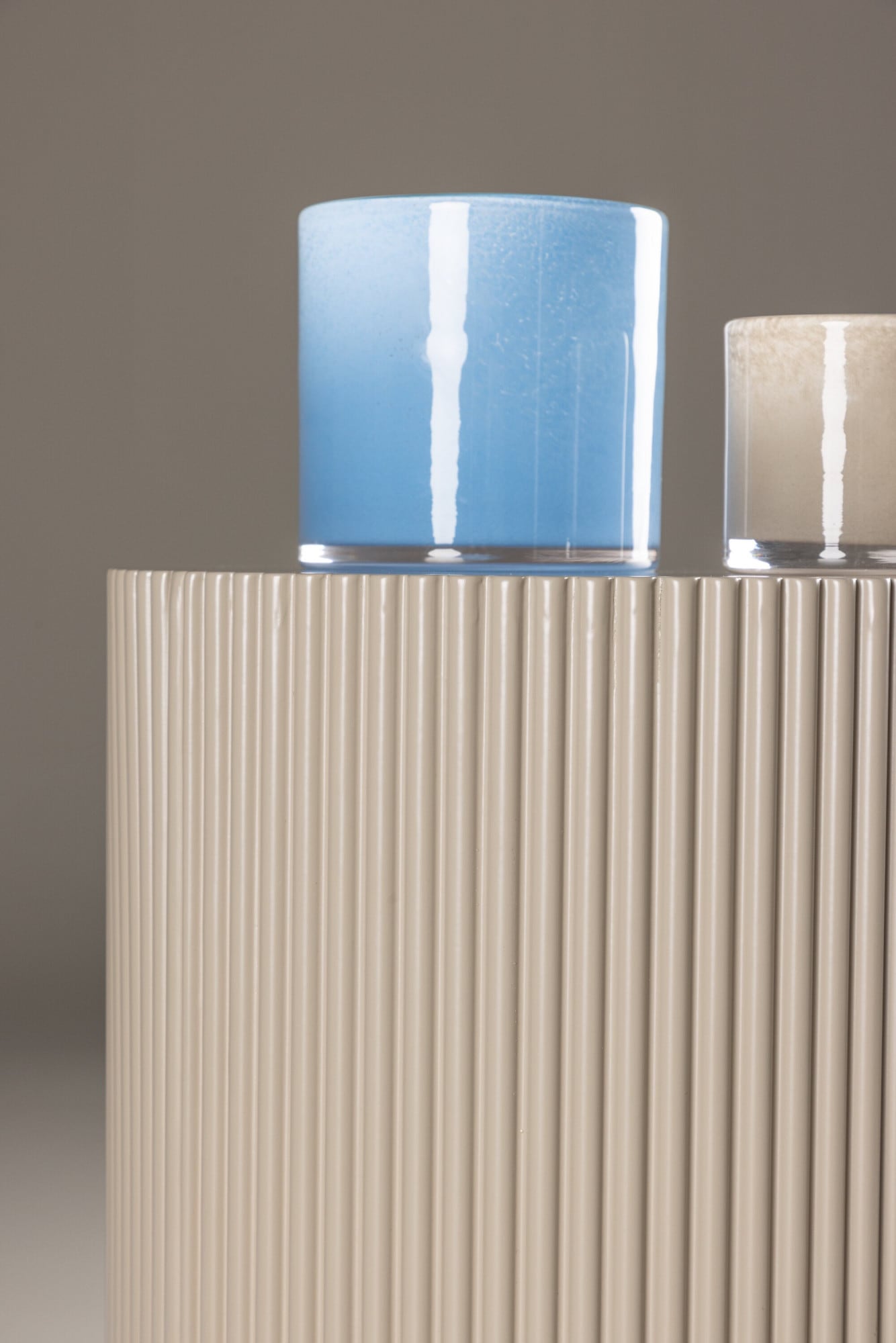 Venture Home Beistelltisch »Lenox, runder Beistelltisch, gerillte Optik, Ø 31 cm« Ablagetisch, MDF, strukturierte Seiten, kompakt, dekorativ
