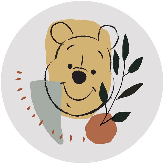 Komar Fototapete »Winnie Pooh Smile«, 125x125 cm (Breite x Höhe), rund und  selbstklebend online bestellen bei OTTO