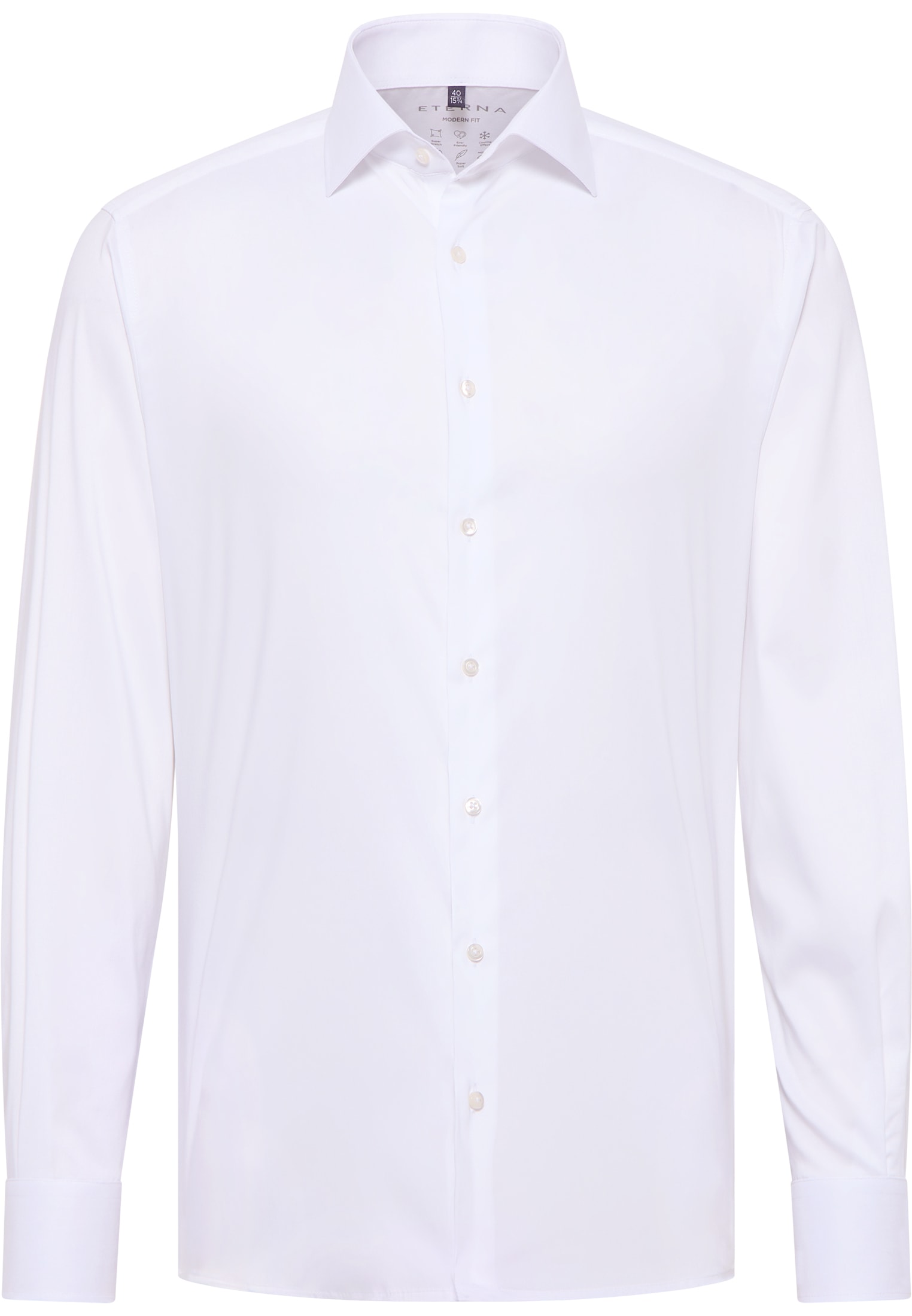 Eterna Langarmhemd »MODERN FIT«, EASY IRON (bügelleicht)