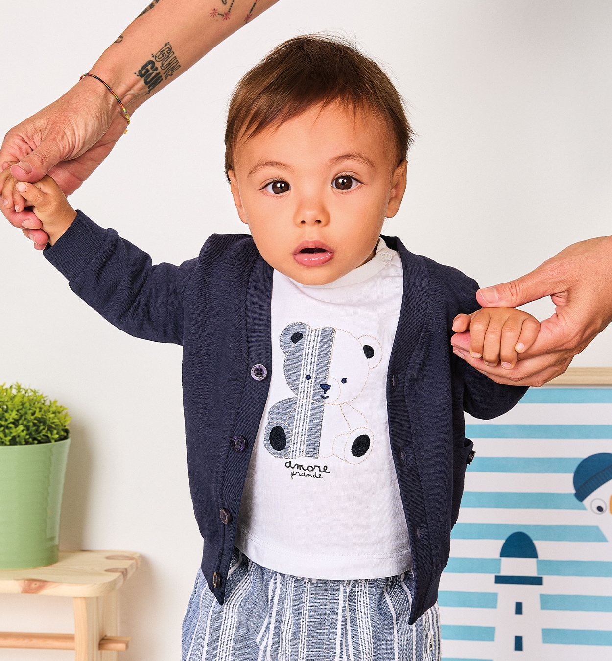 iDo Cardigan »BABY BOY SWEATER«