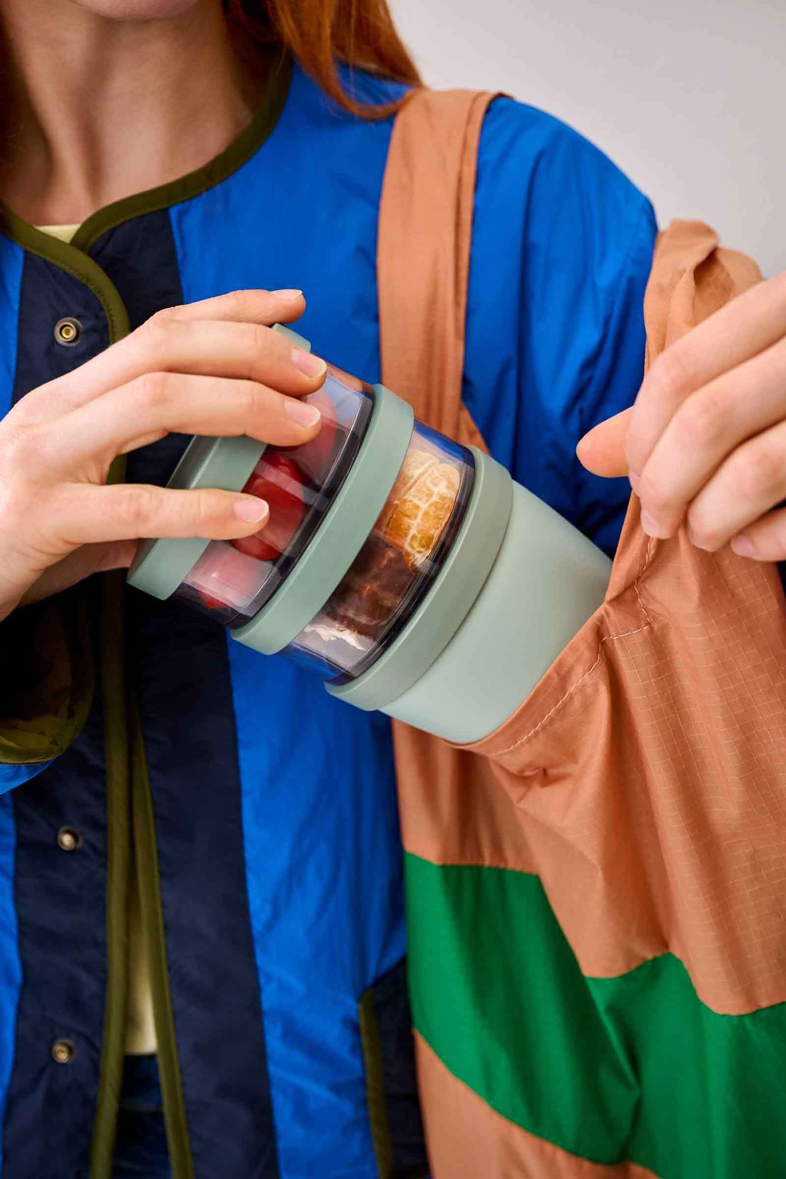 Mepal Lunchbox »Lunchpot Ellipse 500 ml + 2x 200 ml« Spülmaschinengeeignet, Mikrowellenfest