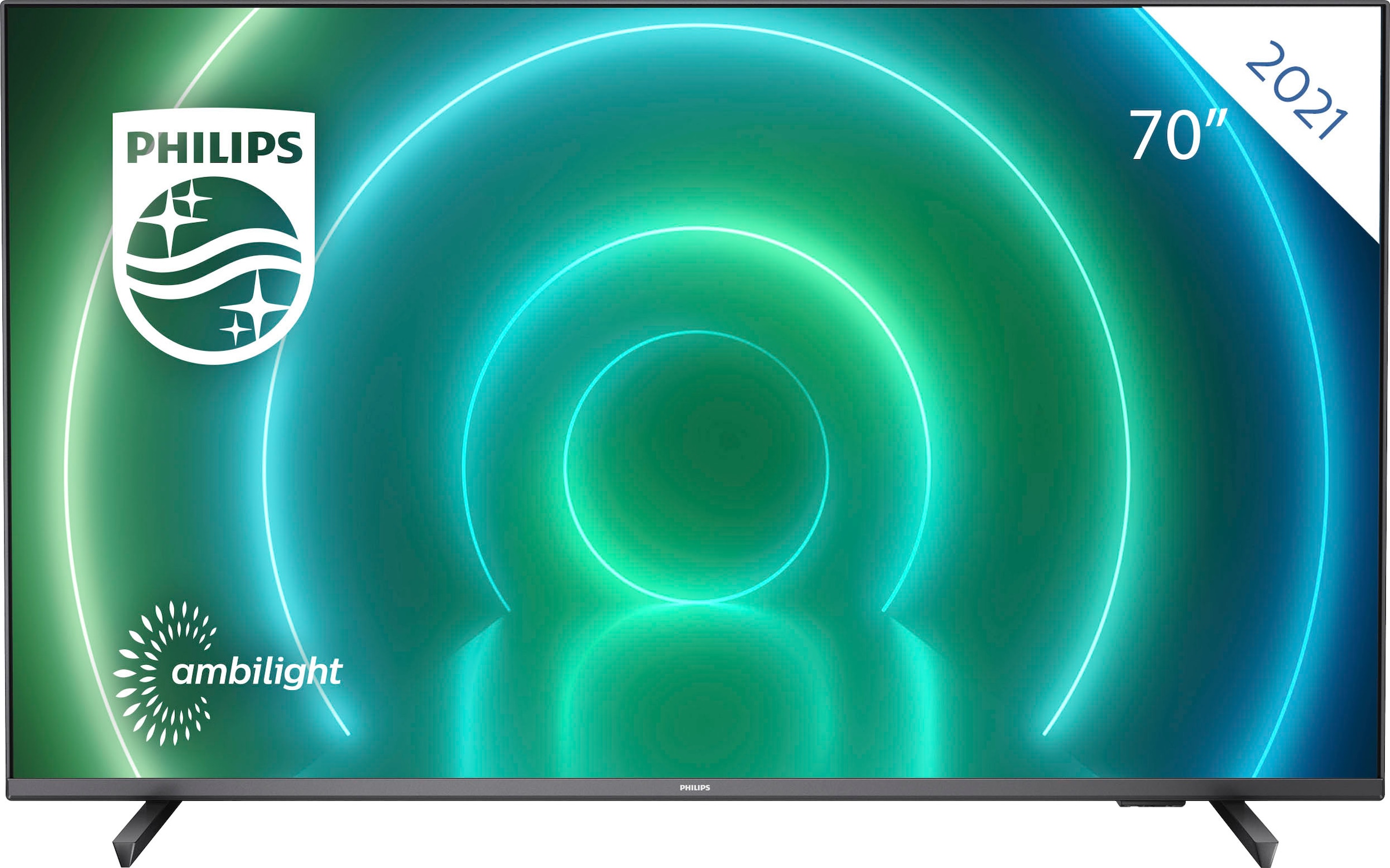 Zoll, kaufen 4K bei 177 cm/70 Philips 3-seitiges TV-Smart-TV, Ultra LED-Fernseher »70PUS7906/12«, HD, Ambilight OTTO Android