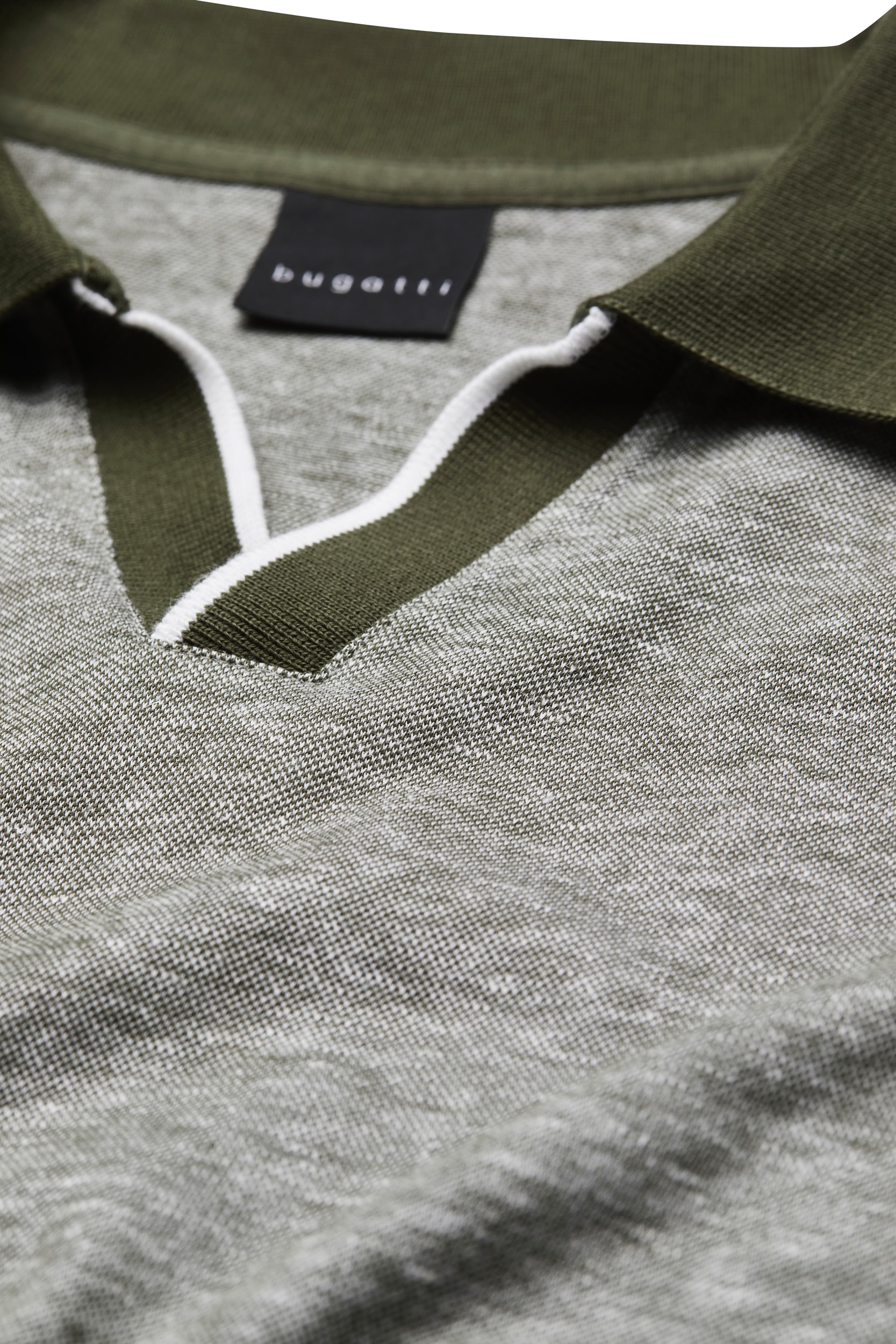 bugatti Poloshirt, mit Kontraststreifen