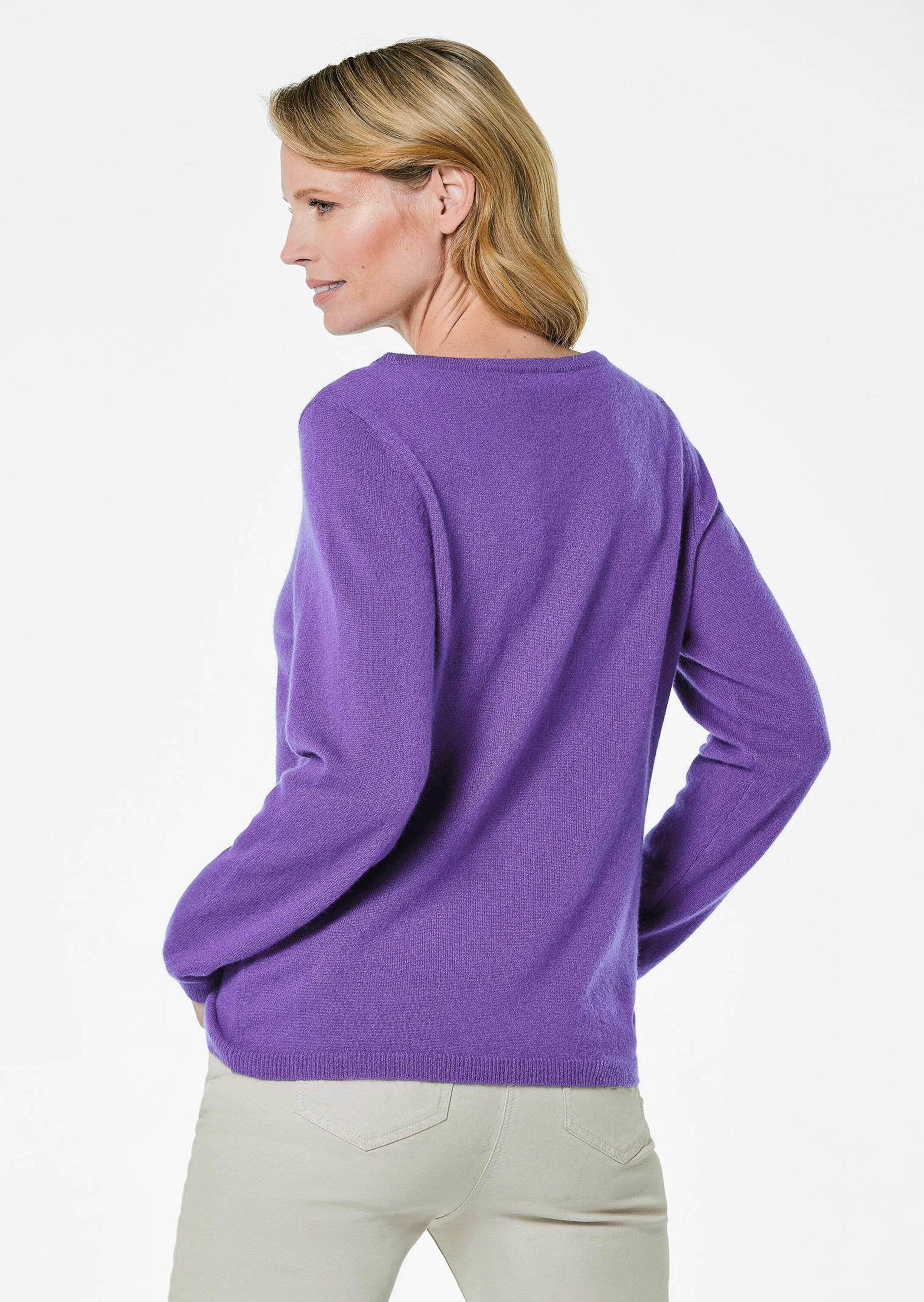 GOLDNER Strickpullover »Kaschmirpullover Kaschmirpullover mit U-Boot Ausschnitt«