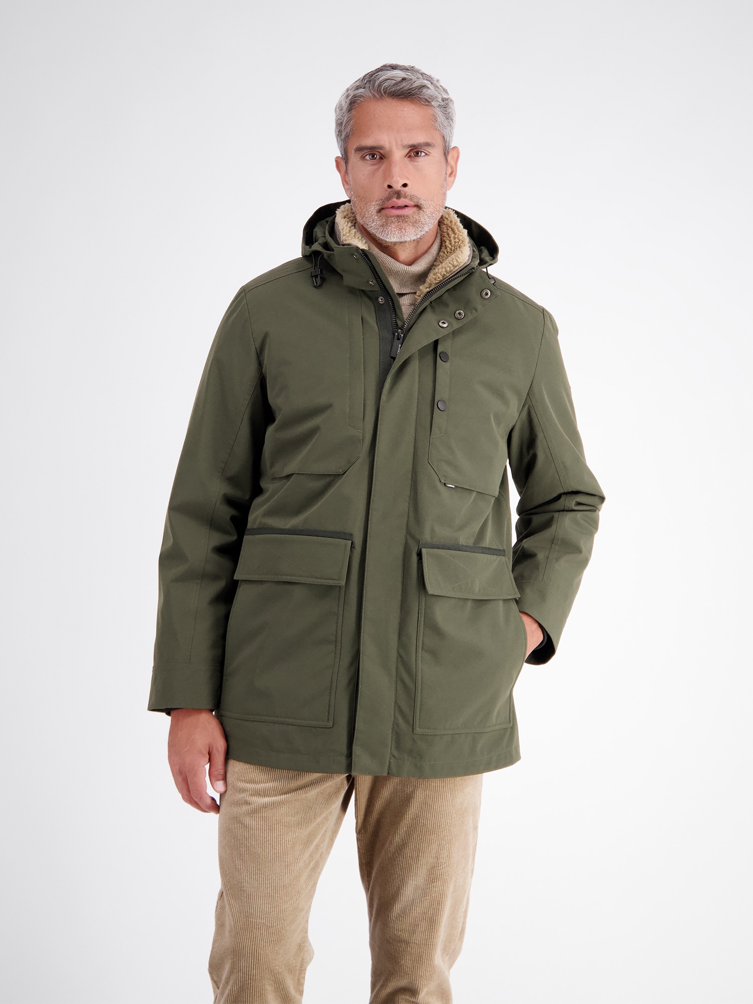 LERROS Parka »2in1 Jacke im Parka-Style, wind- und wasserabweisend« mit Kapuze