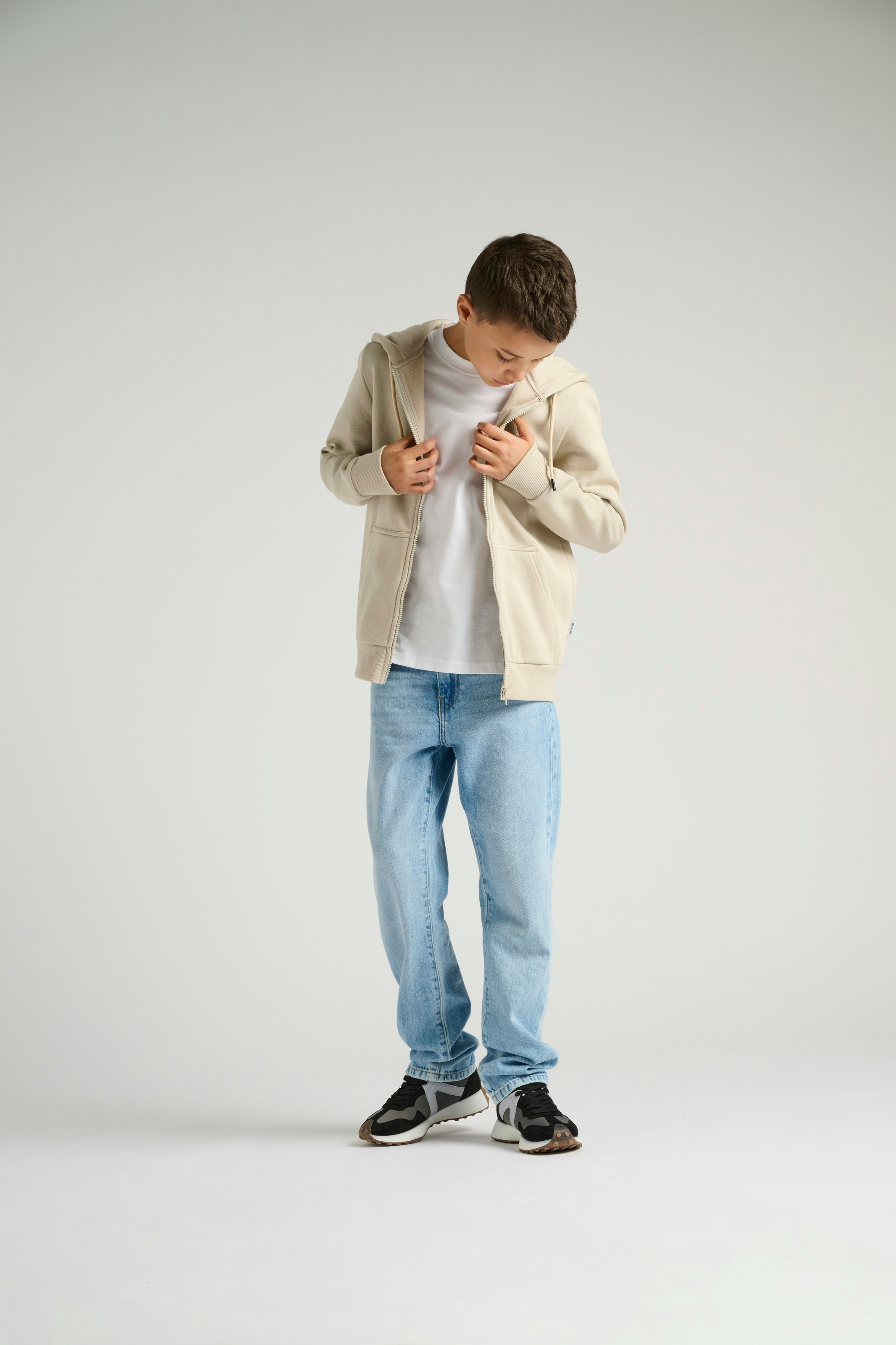ONLY & SONS junior Kapuzensweatjacke »OSJCERES ZIP THR. HOODIE SWT NOOS« Baumwollmischung, regular fit