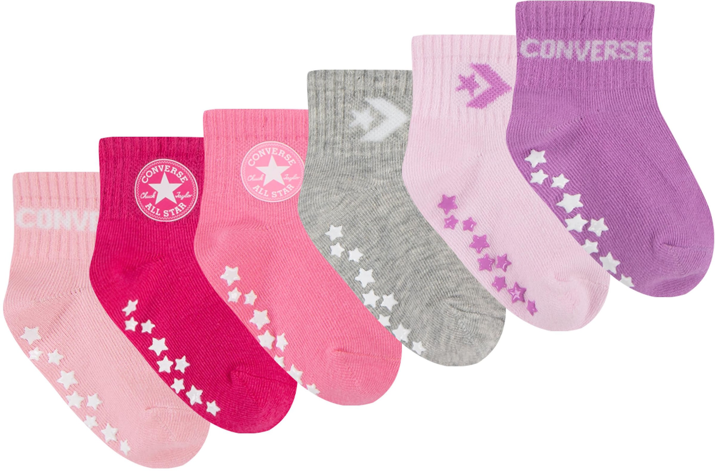 Converse ABS-Socken »CHN CORE 6PK GRIP INF TOD SCKS«, (6 Paar)