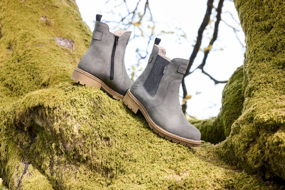 Rieker Winterboots  Chelseaboots, Stiefelette mit Reißverschluss und TEX-Membran