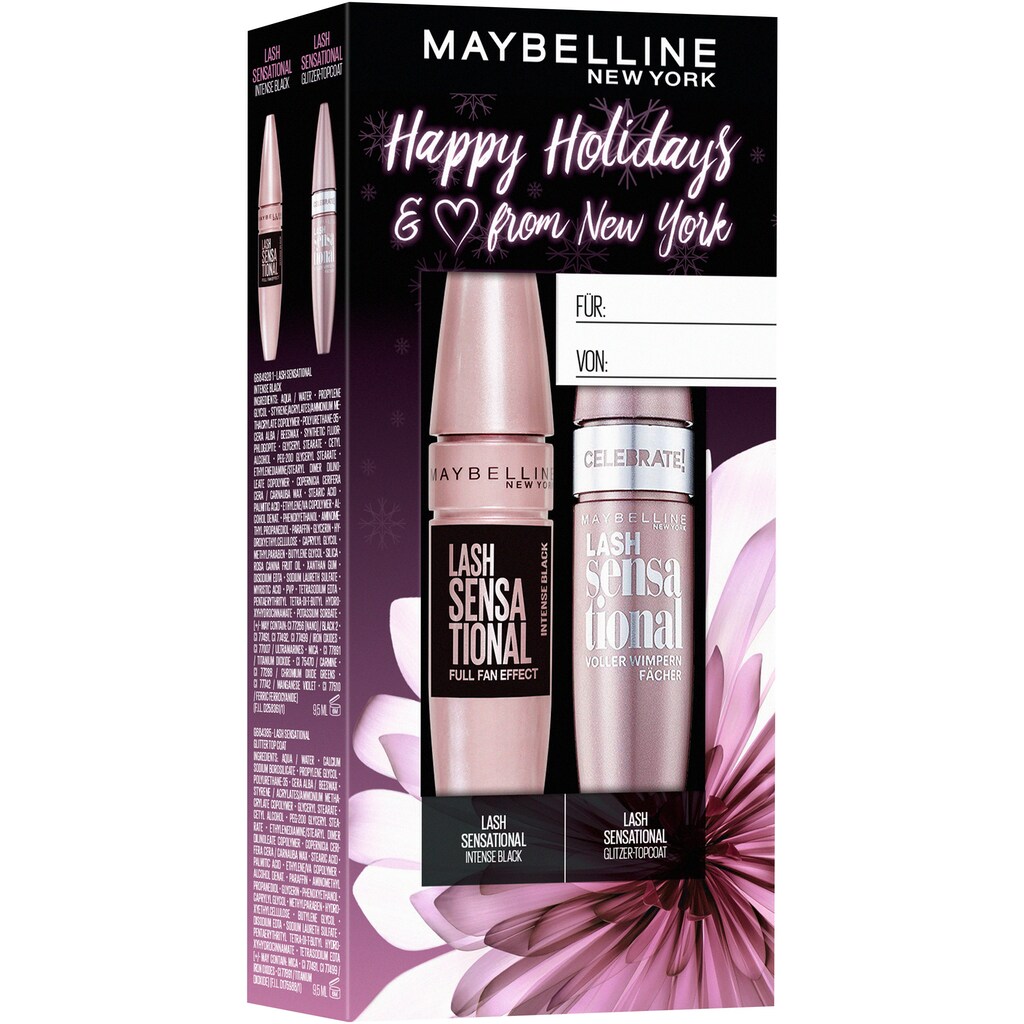 MAYBELLINE NEW YORK Augen-Make-Up-Set »Lash Sensational + LE Mascara«