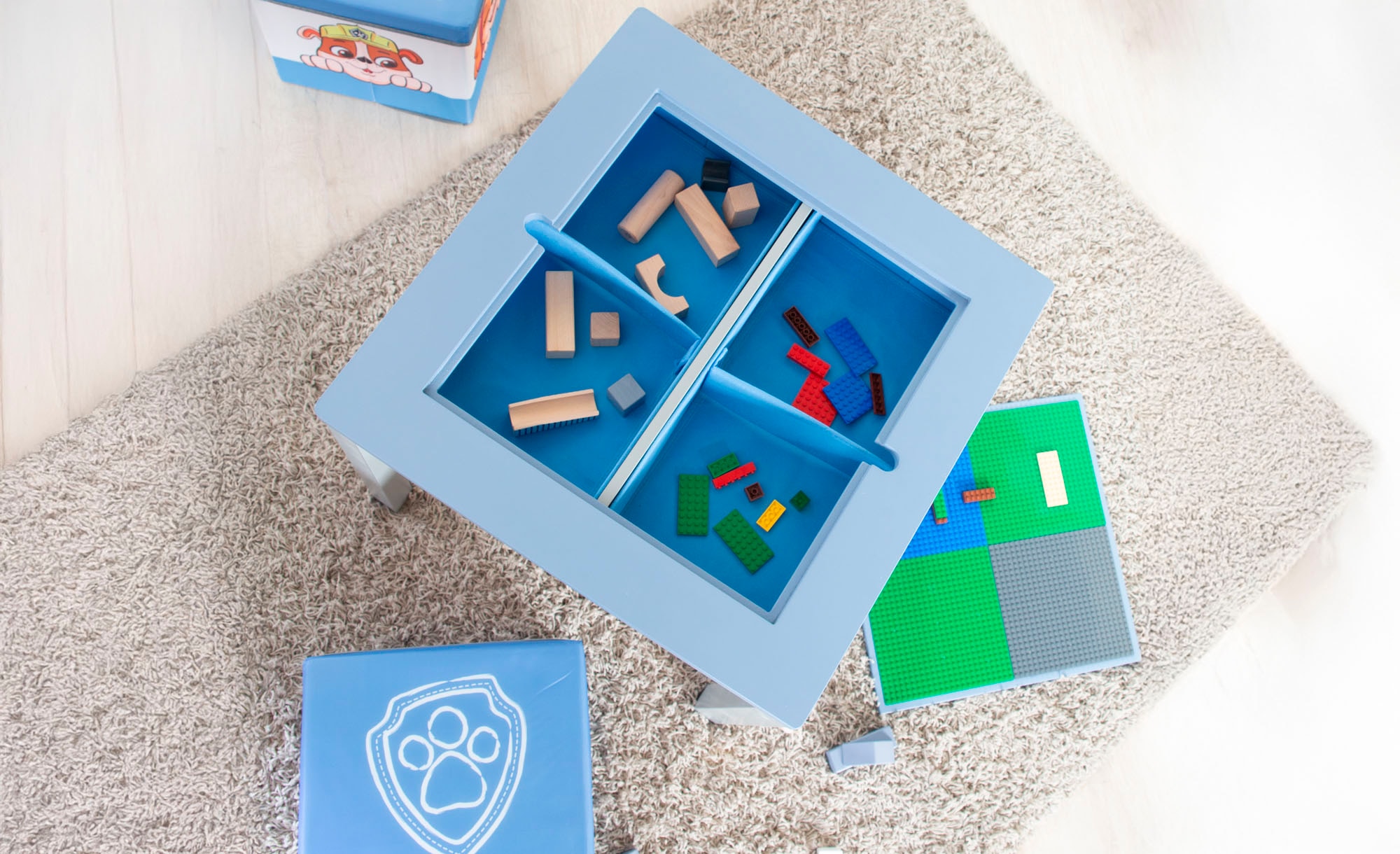 roba® Kindersitzgruppe »Paw Patrol«, (Set), mit Tisch und Sitzhocker