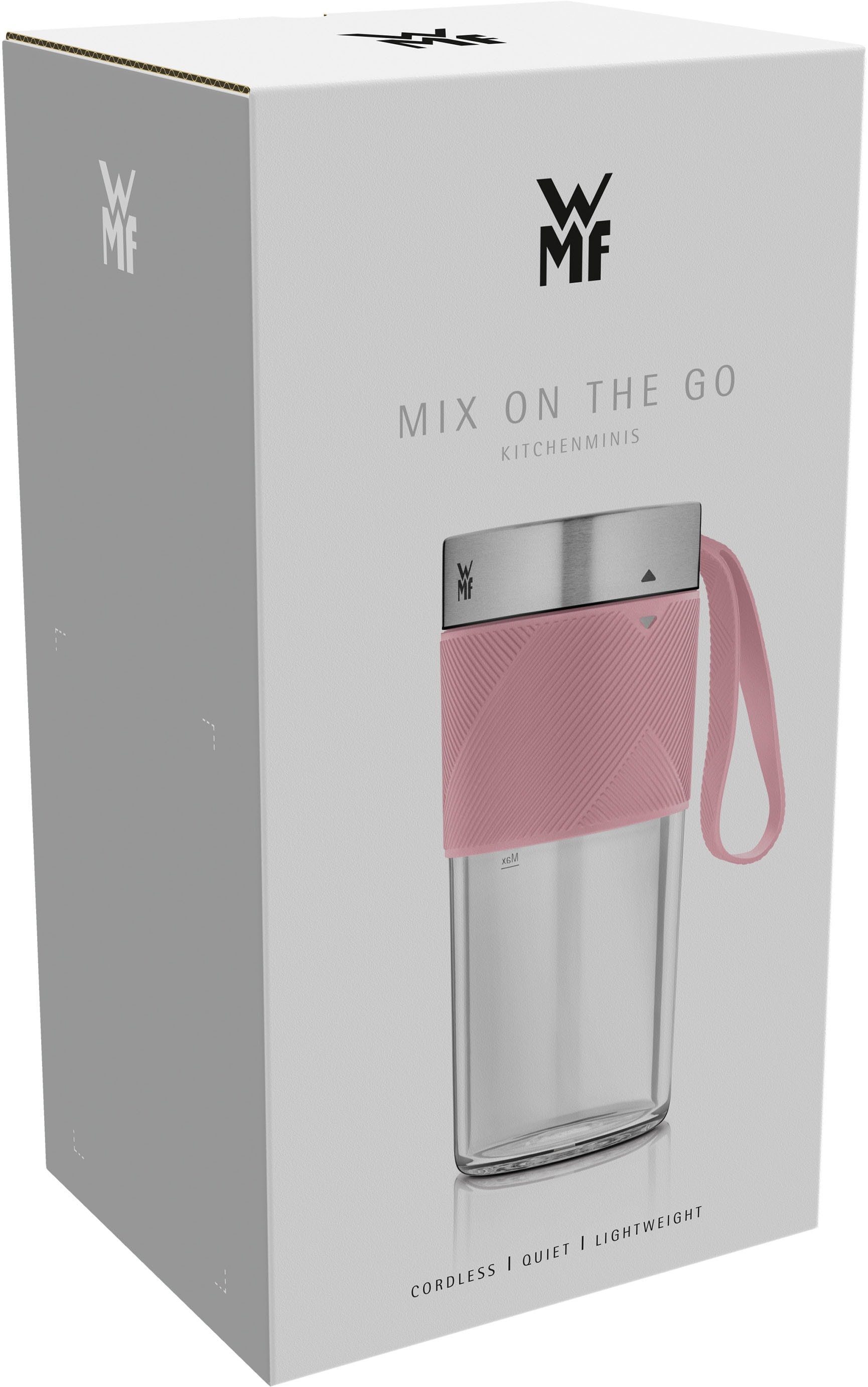 WMF Smoothie-Maker »KÜCHENminis Mix on the Go«, 50 W, tragbar, wiederaufladbar, 300 ml, 50 W, langlebiger Akku, 20.000 U/min