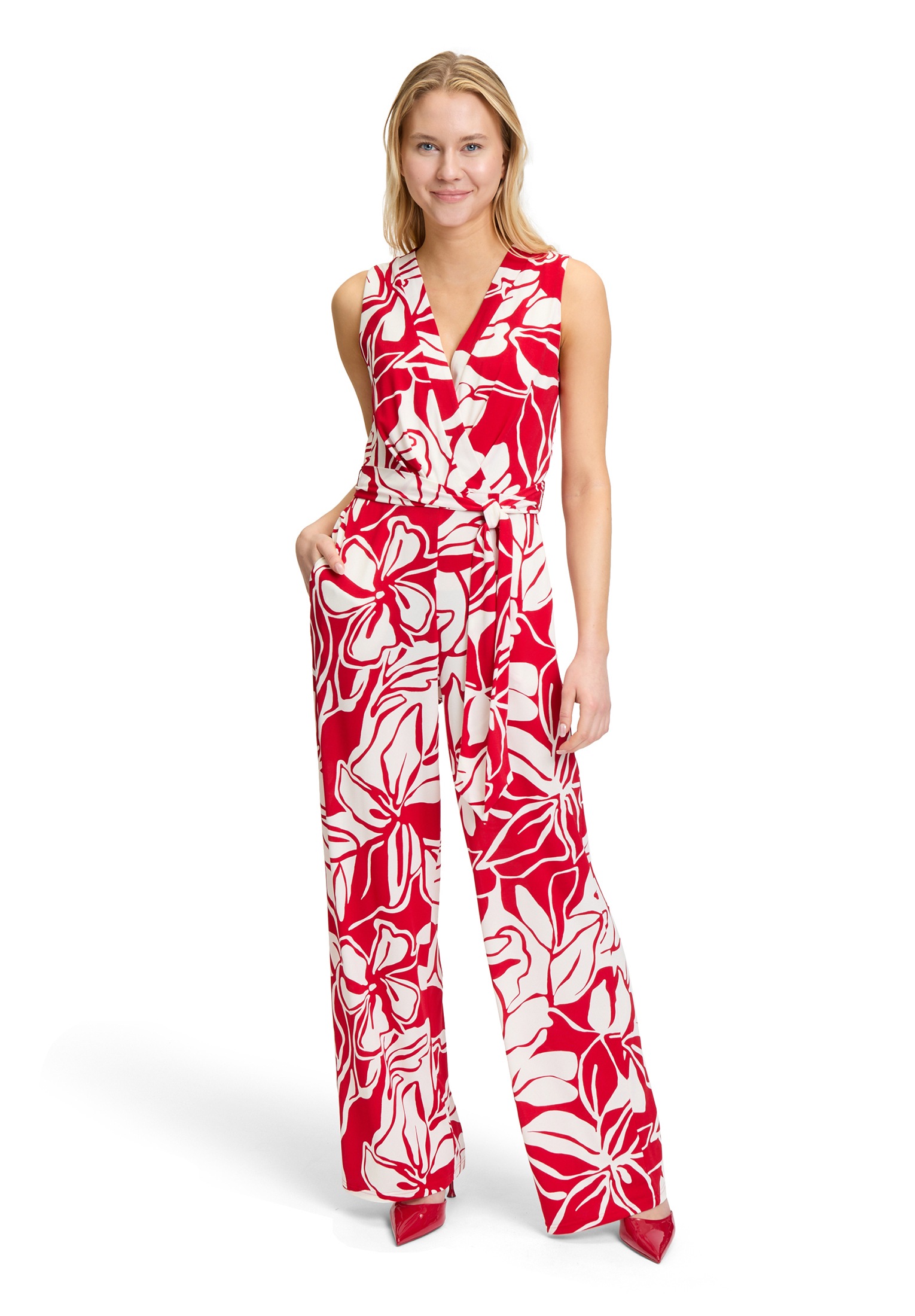 Vera Mont Jumpsuit »Jumpsuit mit Bindegürtel«