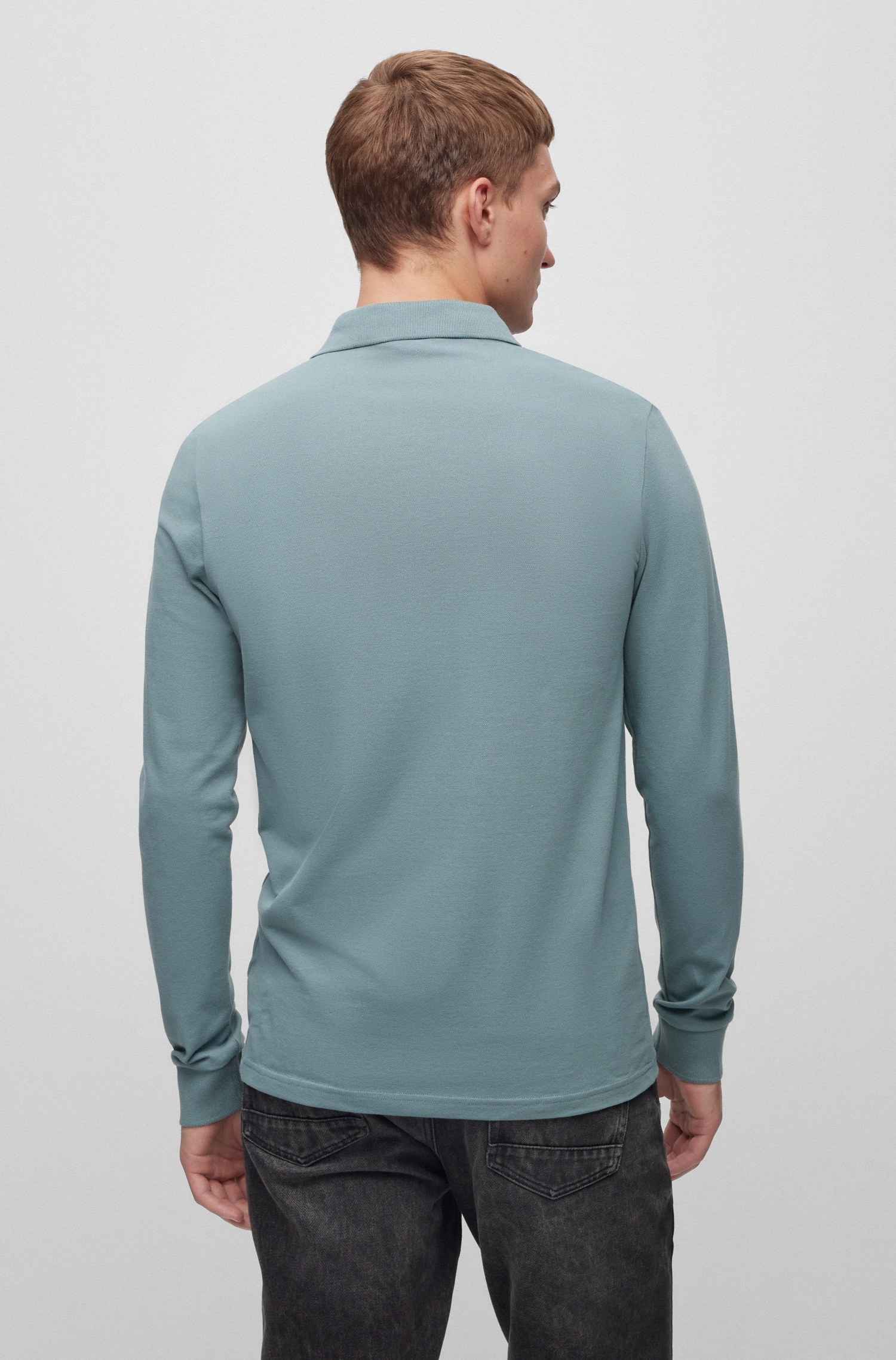 BOSS ORANGE Poloshirt »Passerby 10242645 01«, mit Perlmuttoptikknöpfen am  Kragen online bestellen bei OTTO