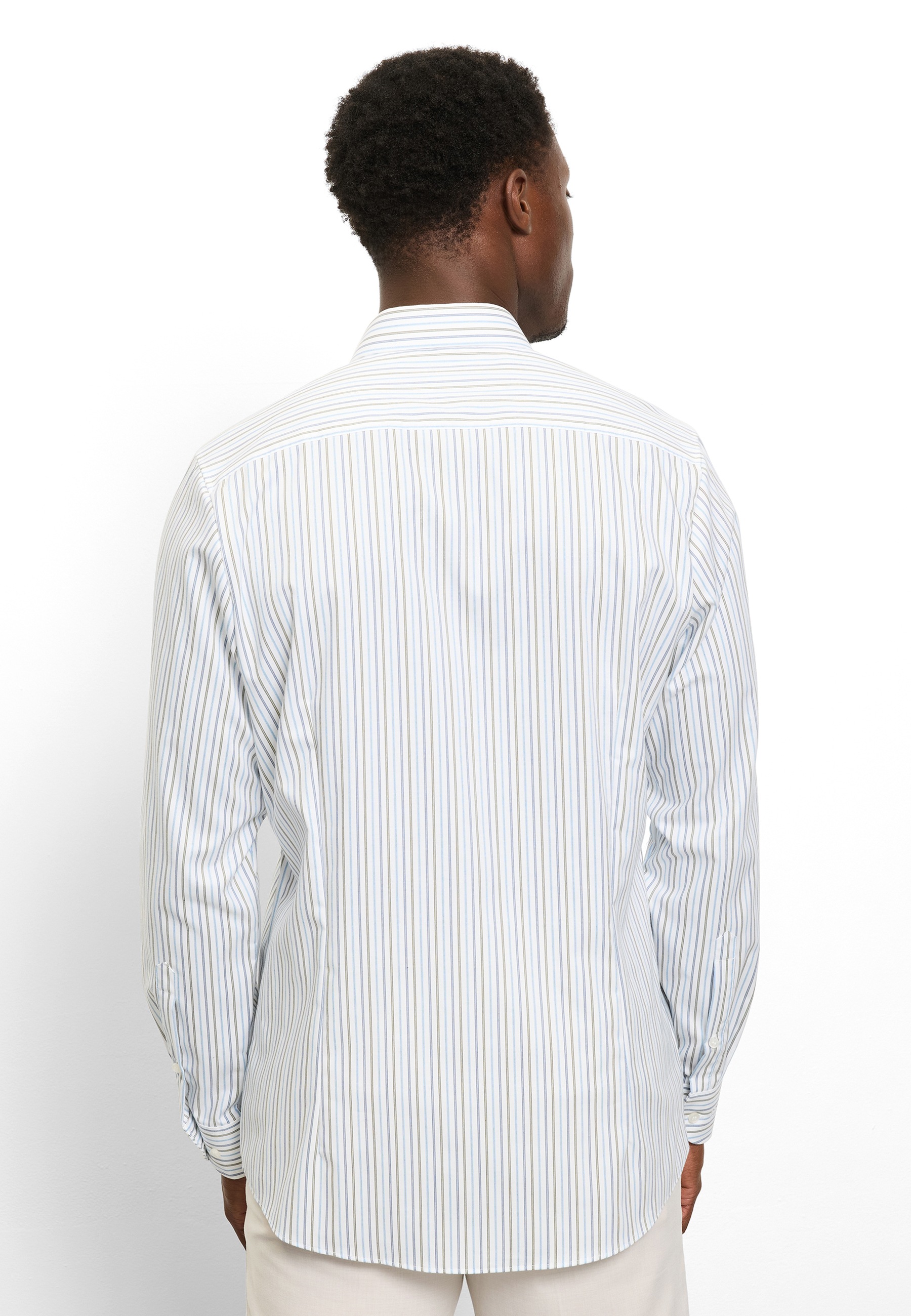 OLYMP Langarmhemd »Level Five« Businesshemd, body fit, Haifischkragen, gestreift