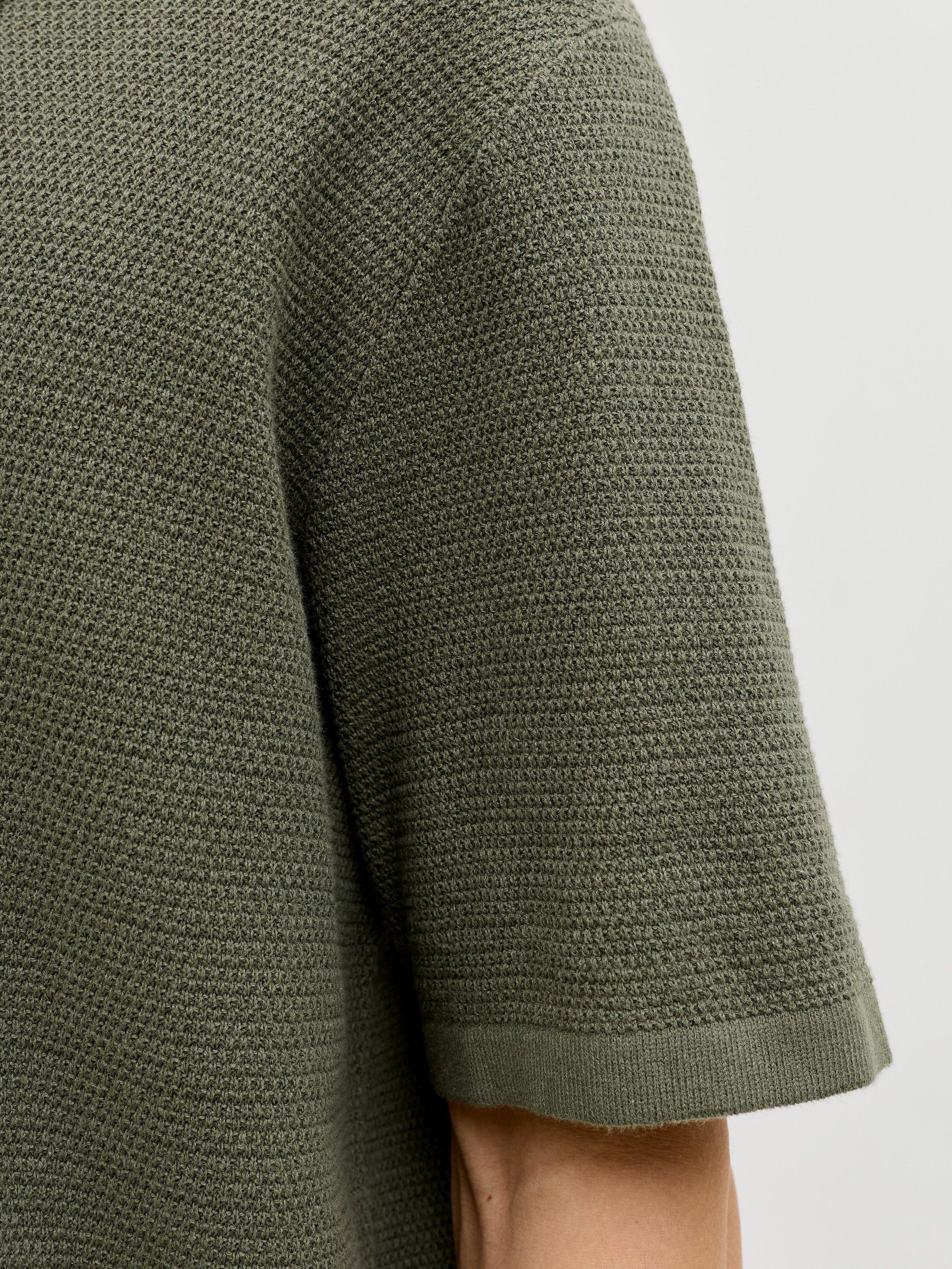 Jack & Jones Kurzarmpullover »JJEGEORGE KNIT POLO SS SN« mit Polo Kragen