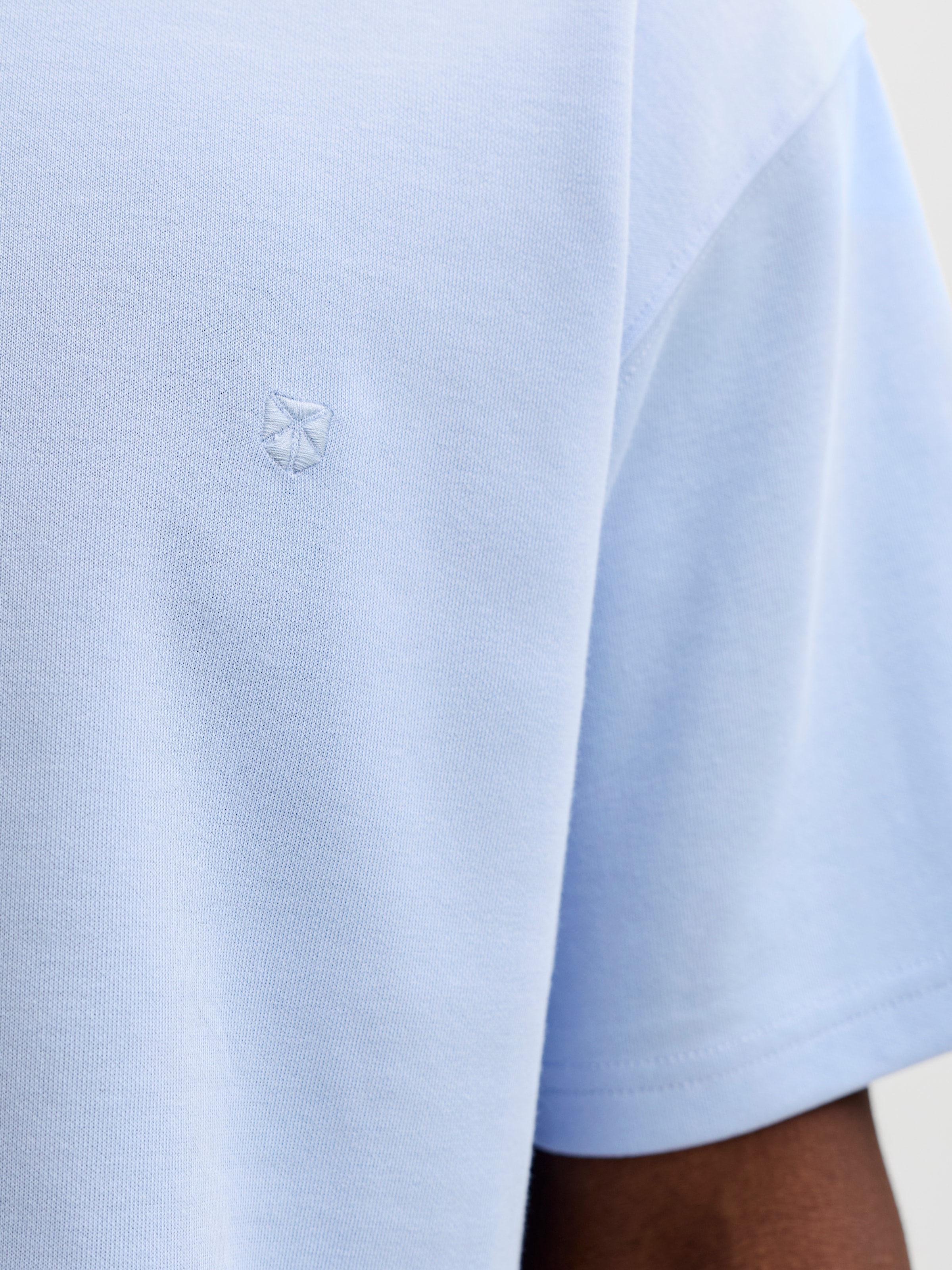 Jack & Jones Kurzarmshirt »JPRBLAETHAN SS LOGO TEE SN« Materialmix, regular fit