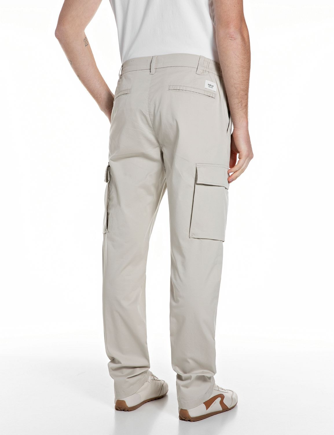 Replay Chinohose »Adhann«  aus Twill mit Cargotaschen, Tapered Fit