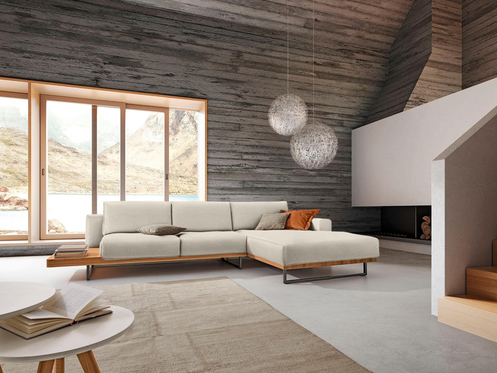 ADA premium Ecksofa »Helsinki«, Eiche Natur 400 geölt