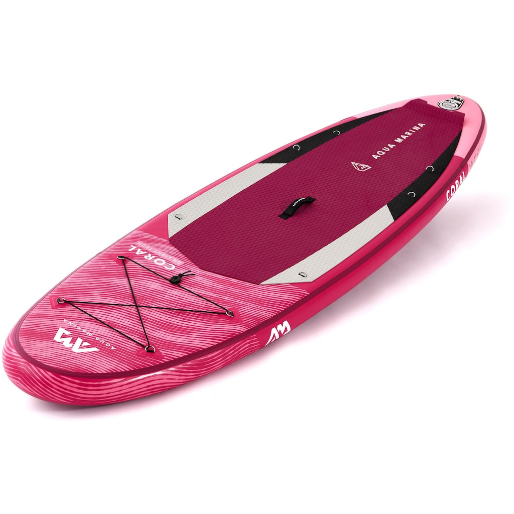 Aqua Marina Inflatable SUP-Board »Coral Stand-Up«, (Set, 7 tlg., mit Paddel, Pumpe und Transportrucksack)