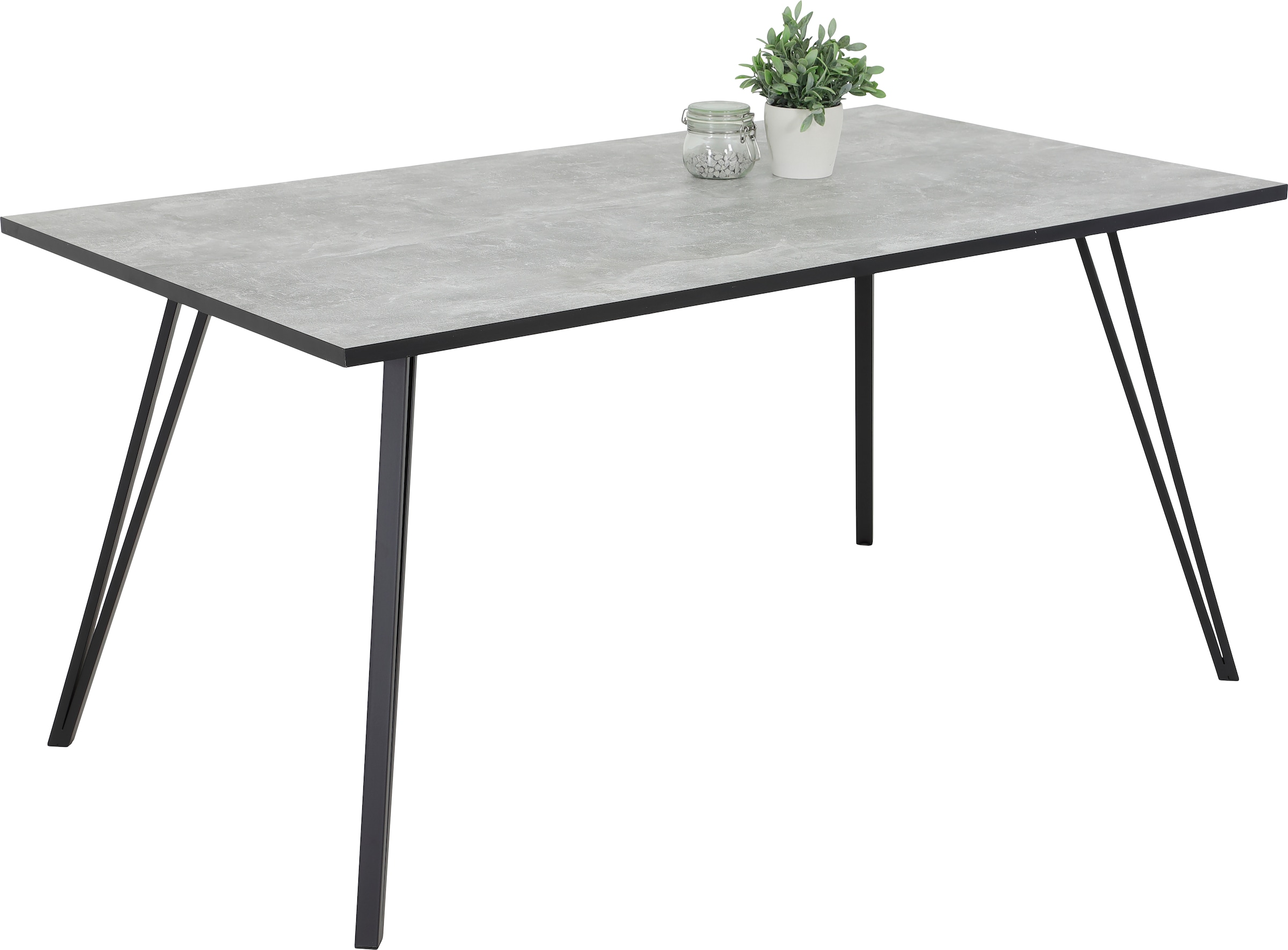 HELA Esstisch, Verschiedene Dekore, 160cm