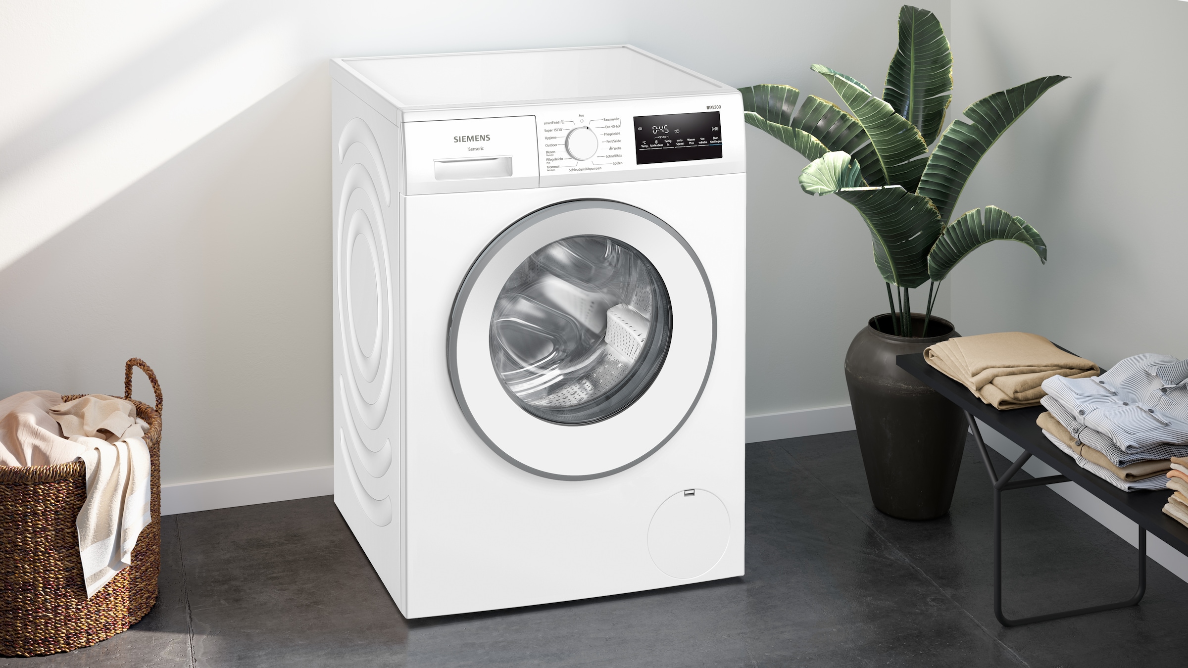 SIEMENS Waschmaschine iQ300 »WM14N22A« 9 kg 1400 U/min