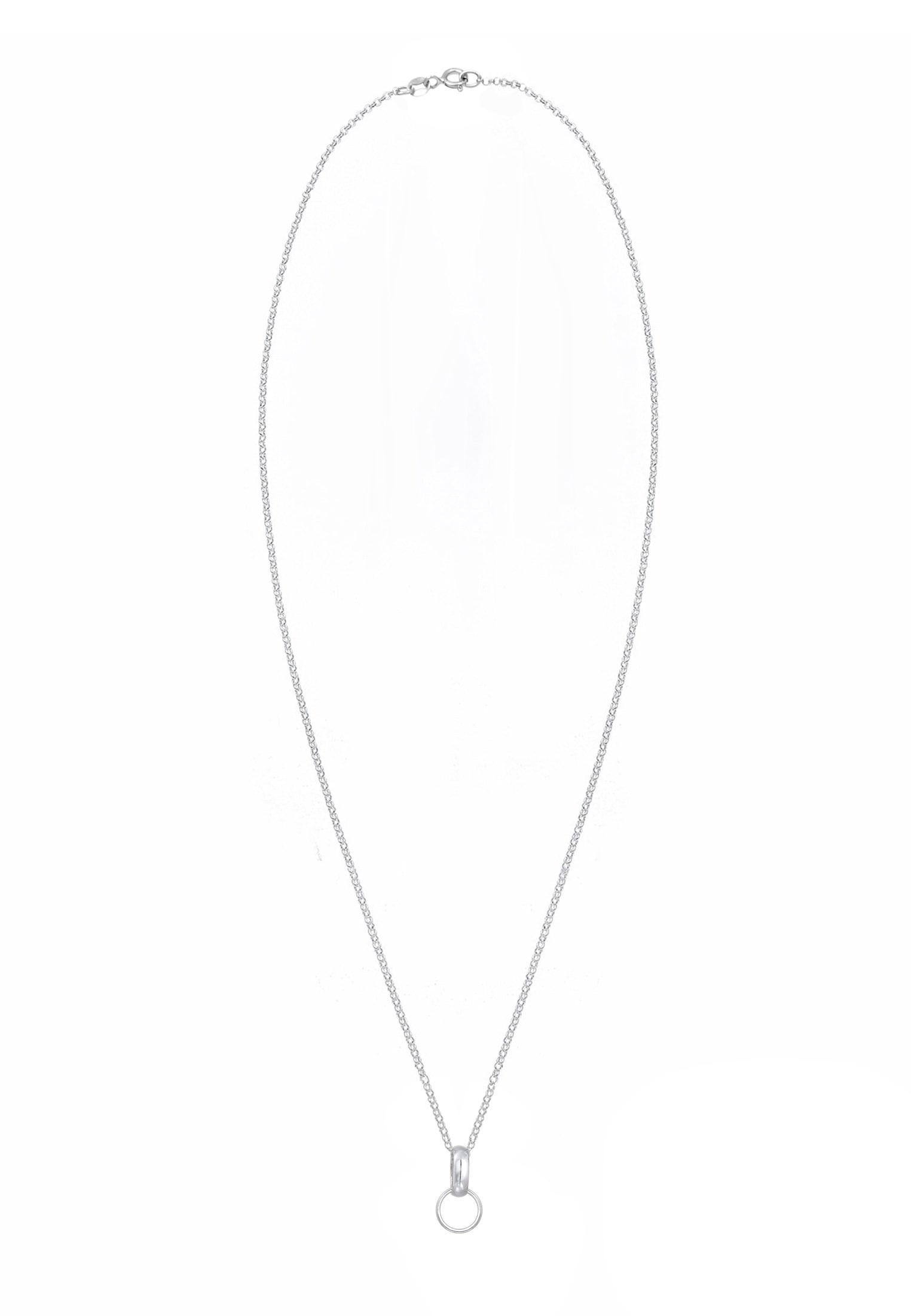 Nenalina Kette mit Anhänger »Halskette Charm Kette mit Carrier 925 Silber«