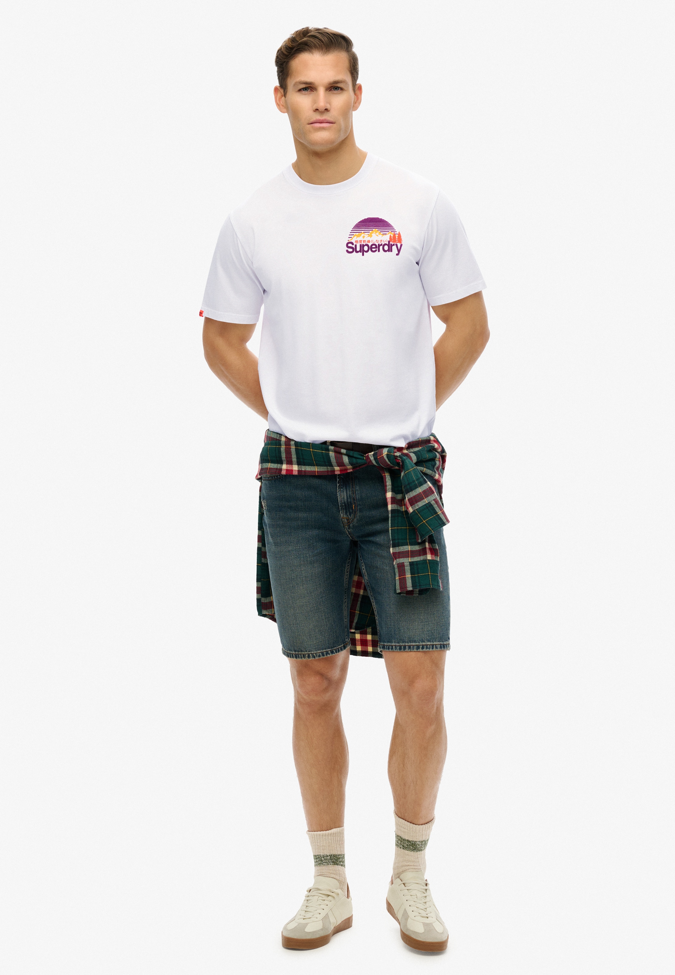 Superdry Rundhalsshirt »CL GREAT OUTDOORS CHEST TEE«