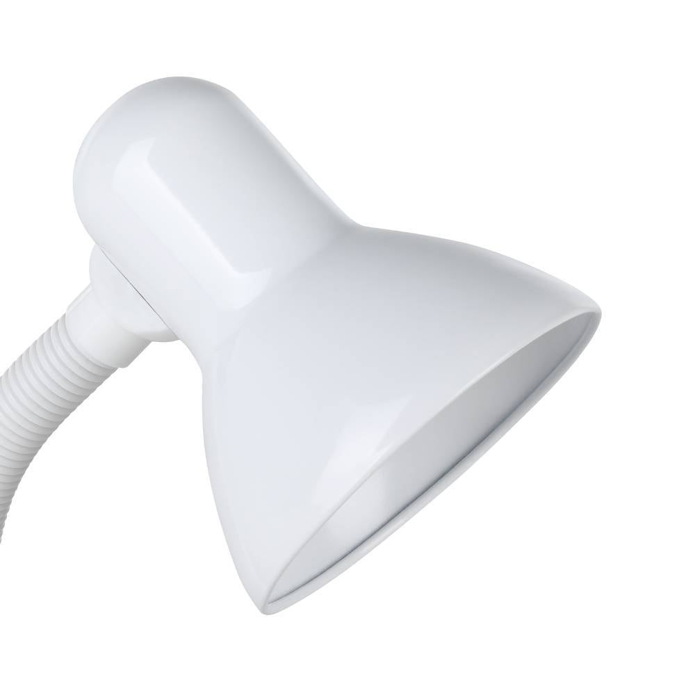 EGLO Tischleuchte »BASIC«, 1 flammig, Leuchtmittel E27 | Leuchtmittel wechselbar-ohne Leuchtmittel, weiß / Ø12,5 x H30 cm / exkl. 1 x E27 (je max. 40W) / Wippschalter
