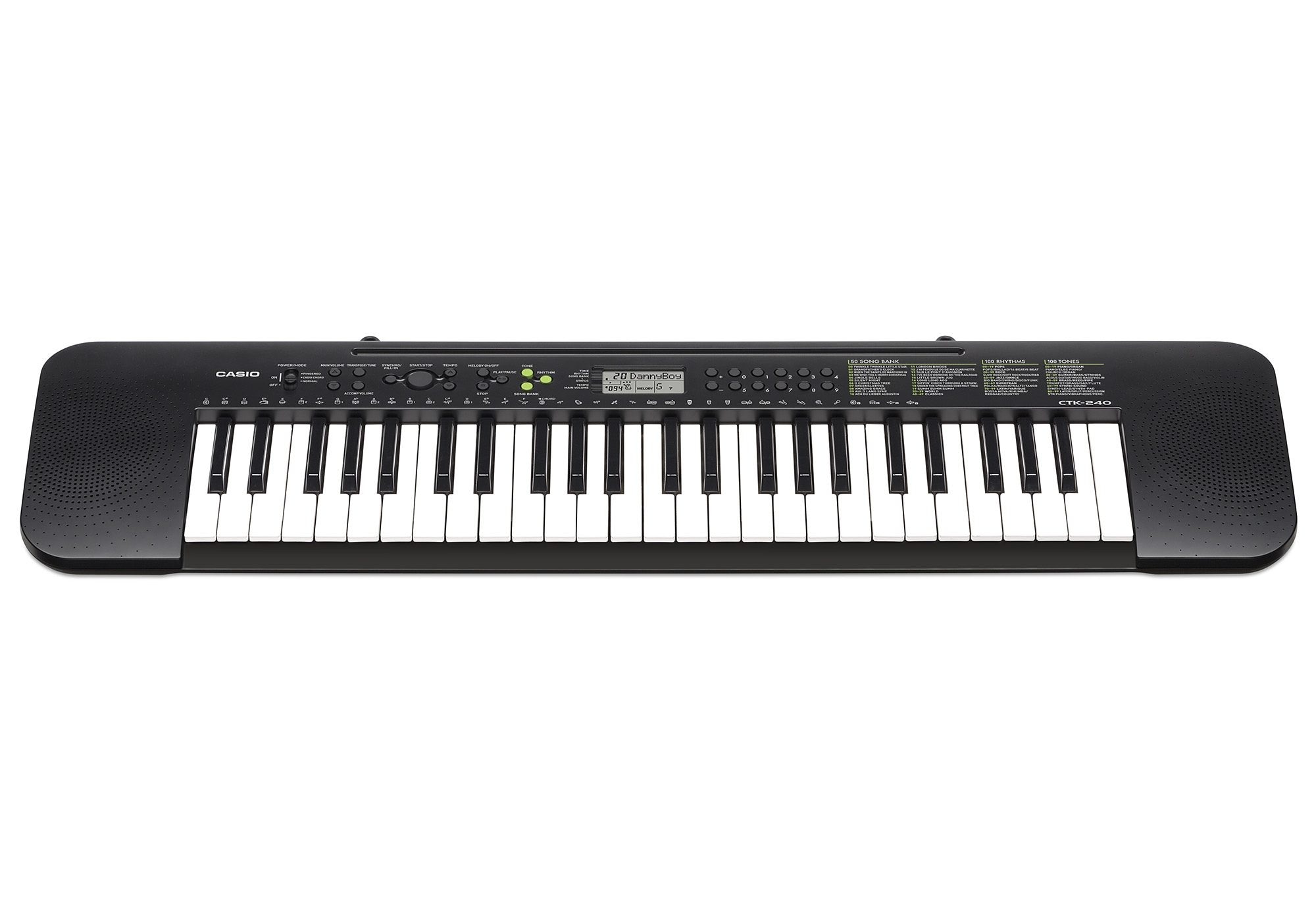 Home-Keyboard »CTK-240«, übersichtliches LC-Display