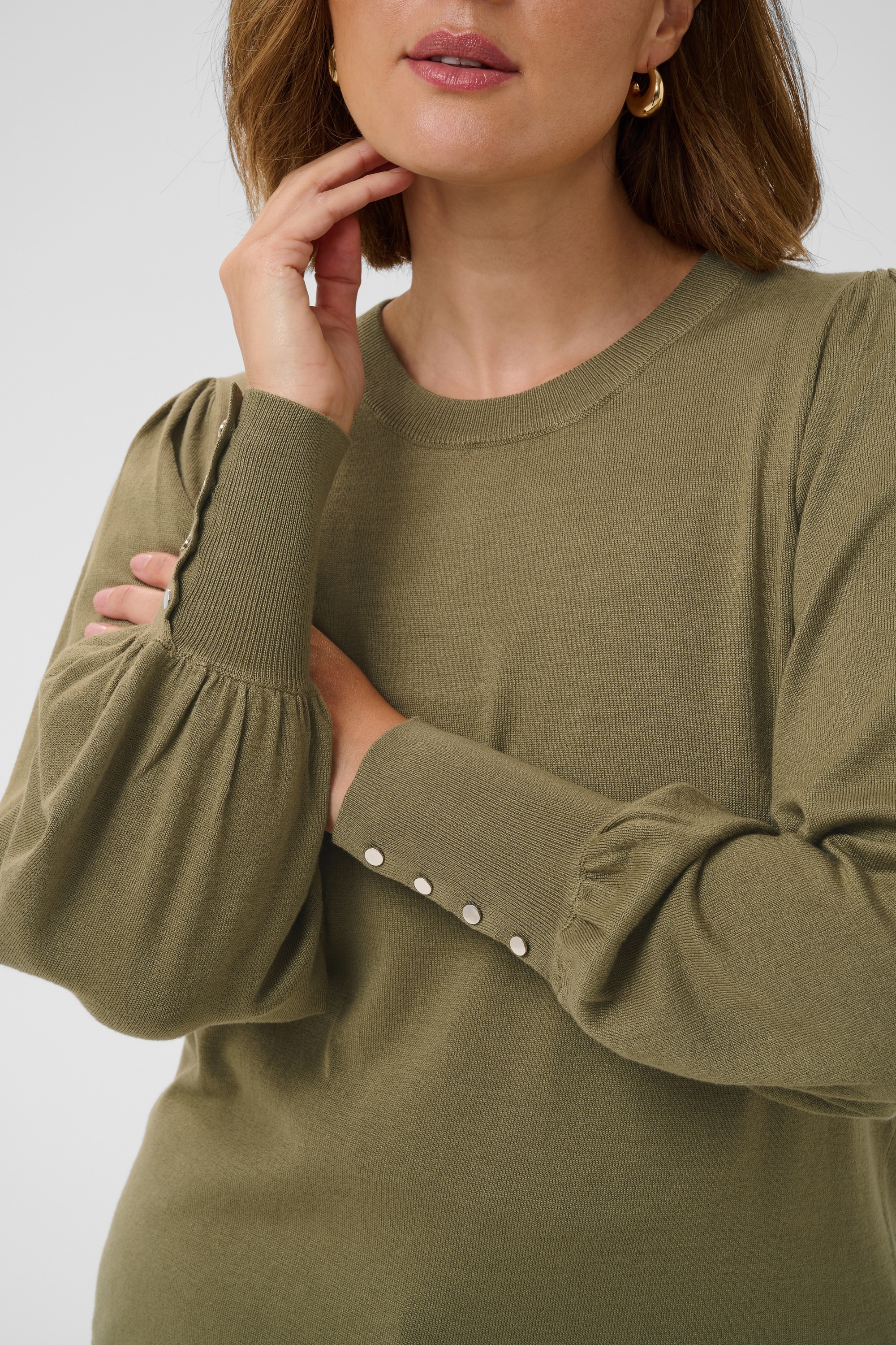 KAFFE Curve Strickpullover »Damen Strickpullover KClizzy«