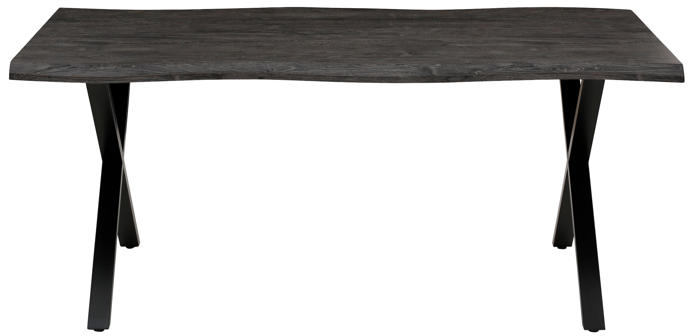 HELA Esstisch »GRETA«, kaufen 46mm Baumkantentisch Größen, bei X-Gestell, (Nachbildung), versch. Stärke OTTO