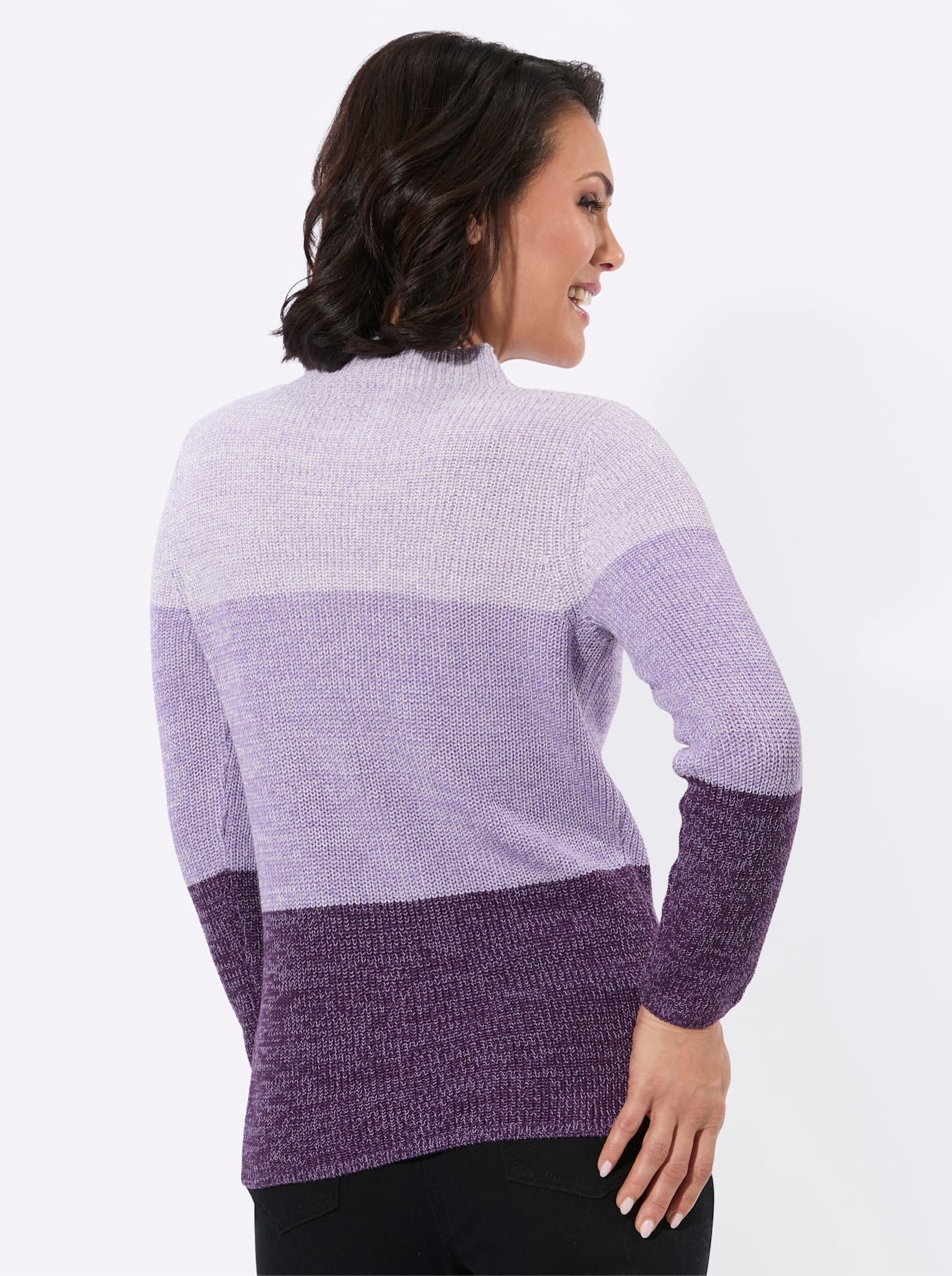 Casual Looks Strickpullover »Stehkragen-Pullover«