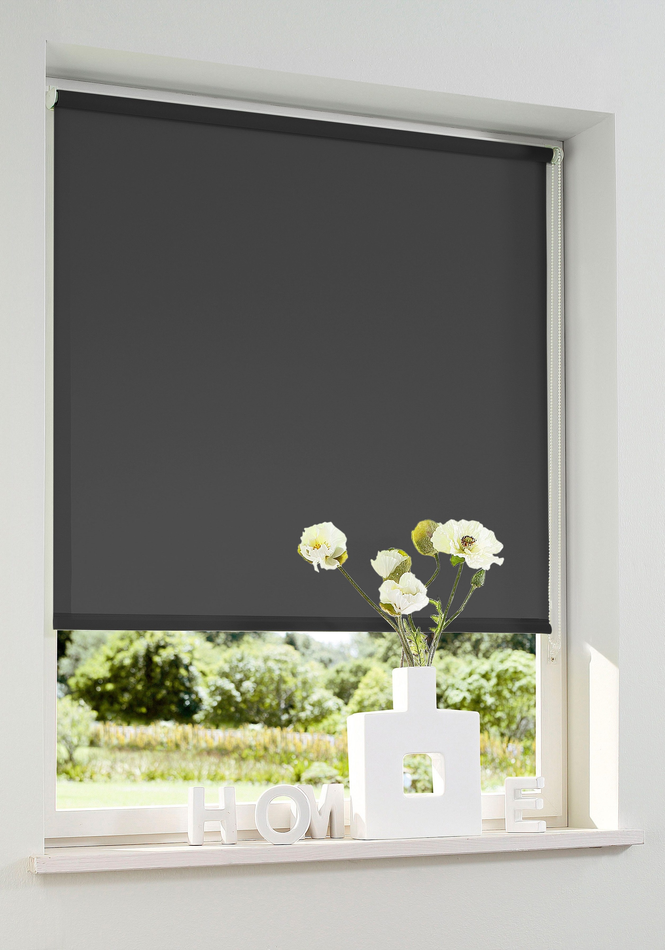 OTTO home Rollo »Themse-Uni, ohne Bohren, Lichtschutz, Klemmfix« Lichtschutz Sichtschutz ohne Bohren freihängend Bestseller, Rollo Fenster, Seitenzugrollo, Sonnenschutz