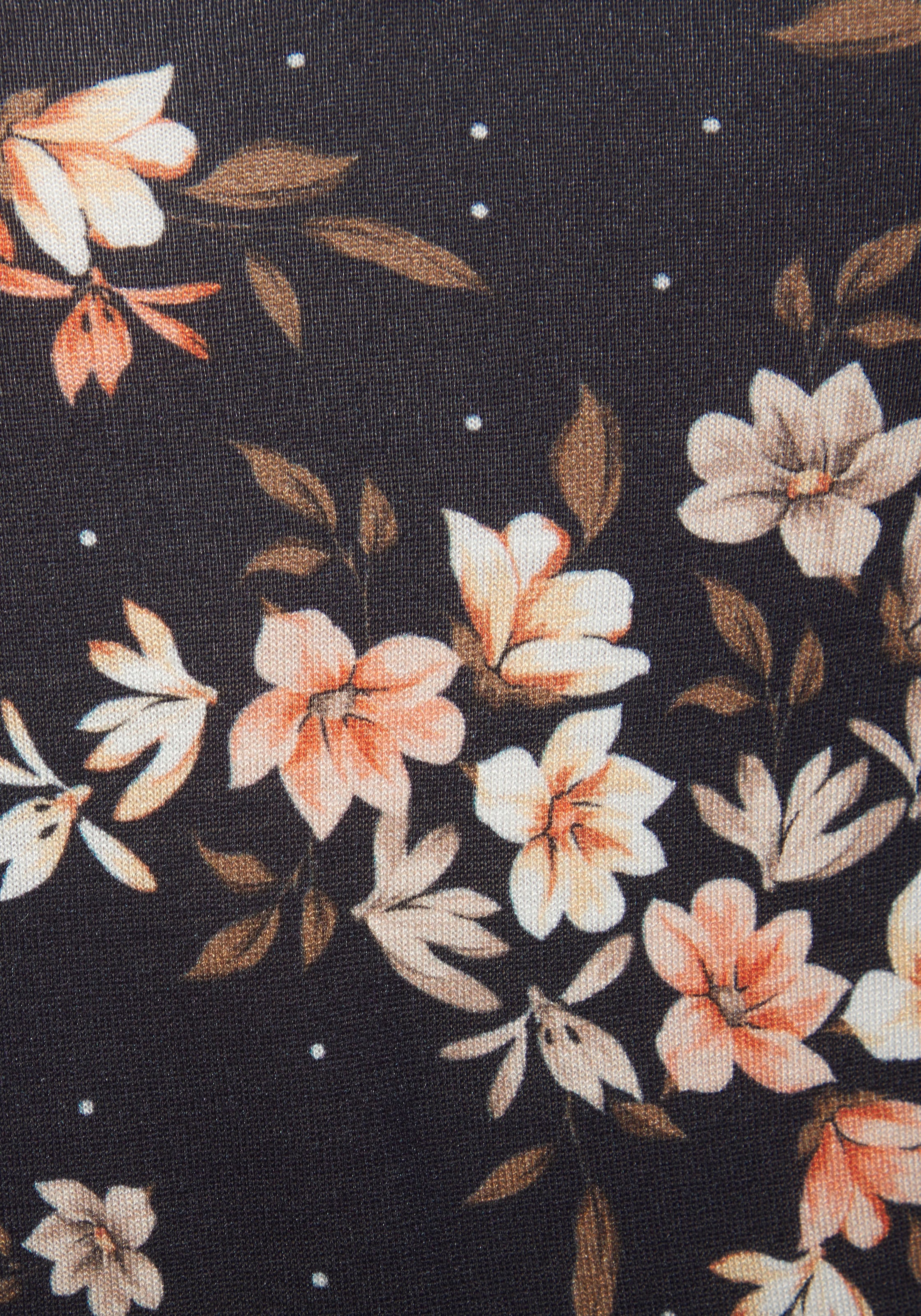 LASCANA Jerseykleid, mit Blumendruck, Sommerkleid