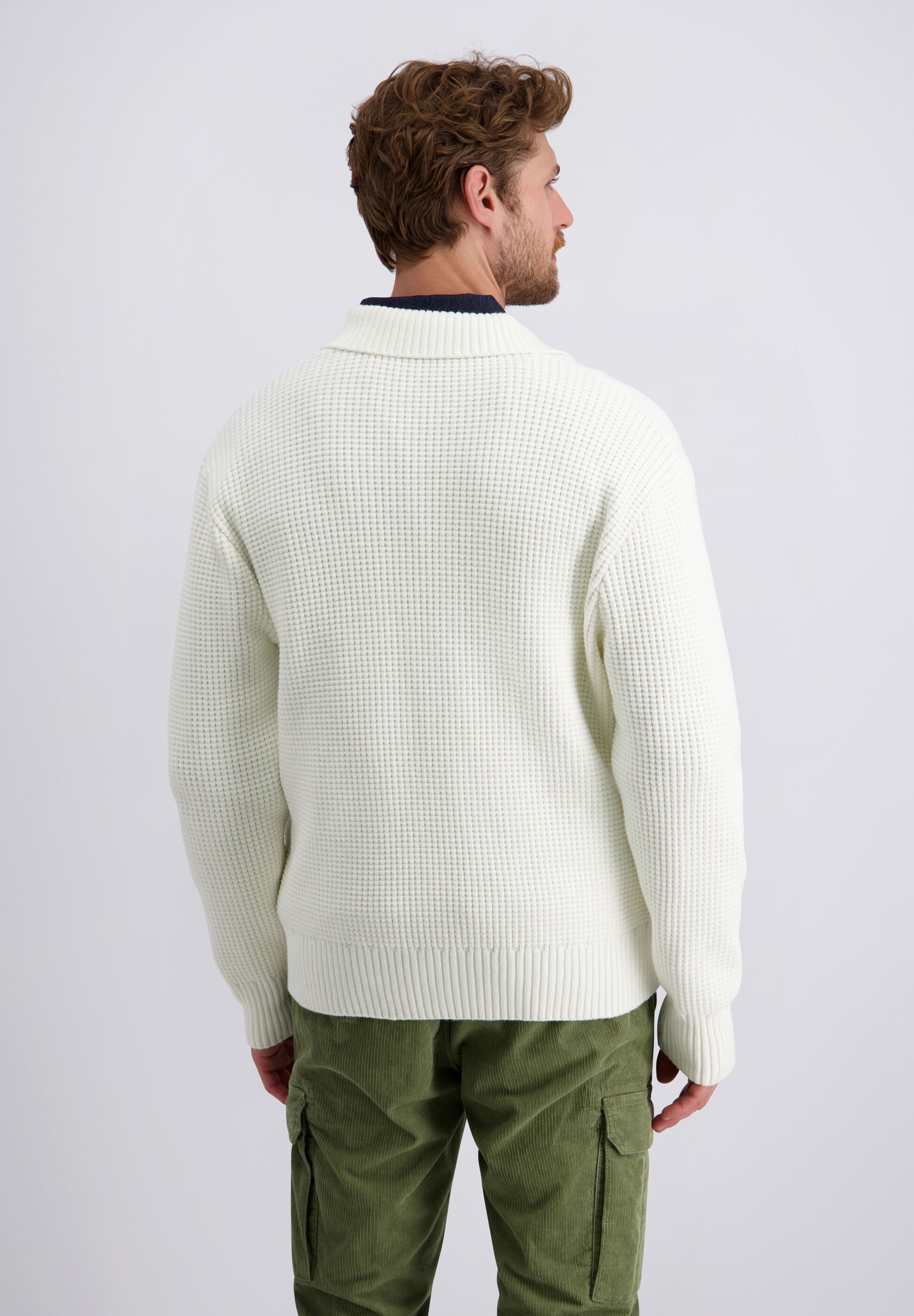 Pierre Cardin Strickjacke »Pierre Cardin Strickjacke« mit Polo-Kragen